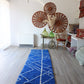 Blue Berber Rug made to order (5) - Tree of Colors