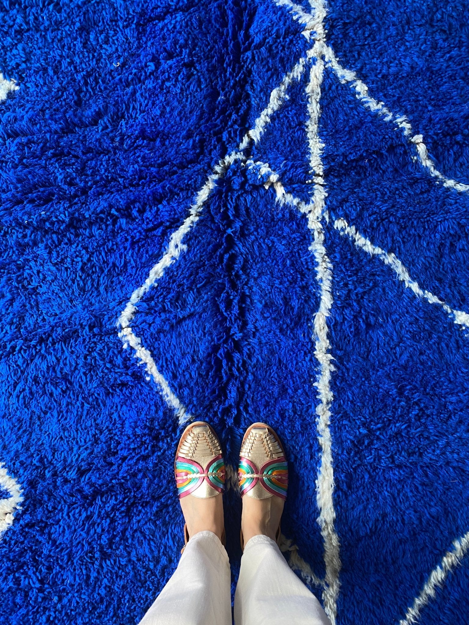 Moroccan Berber rug - Natural wool and handcrafted | Tree of Colors