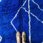 Blue Berber Rug made to order (5) - Tree of Colors