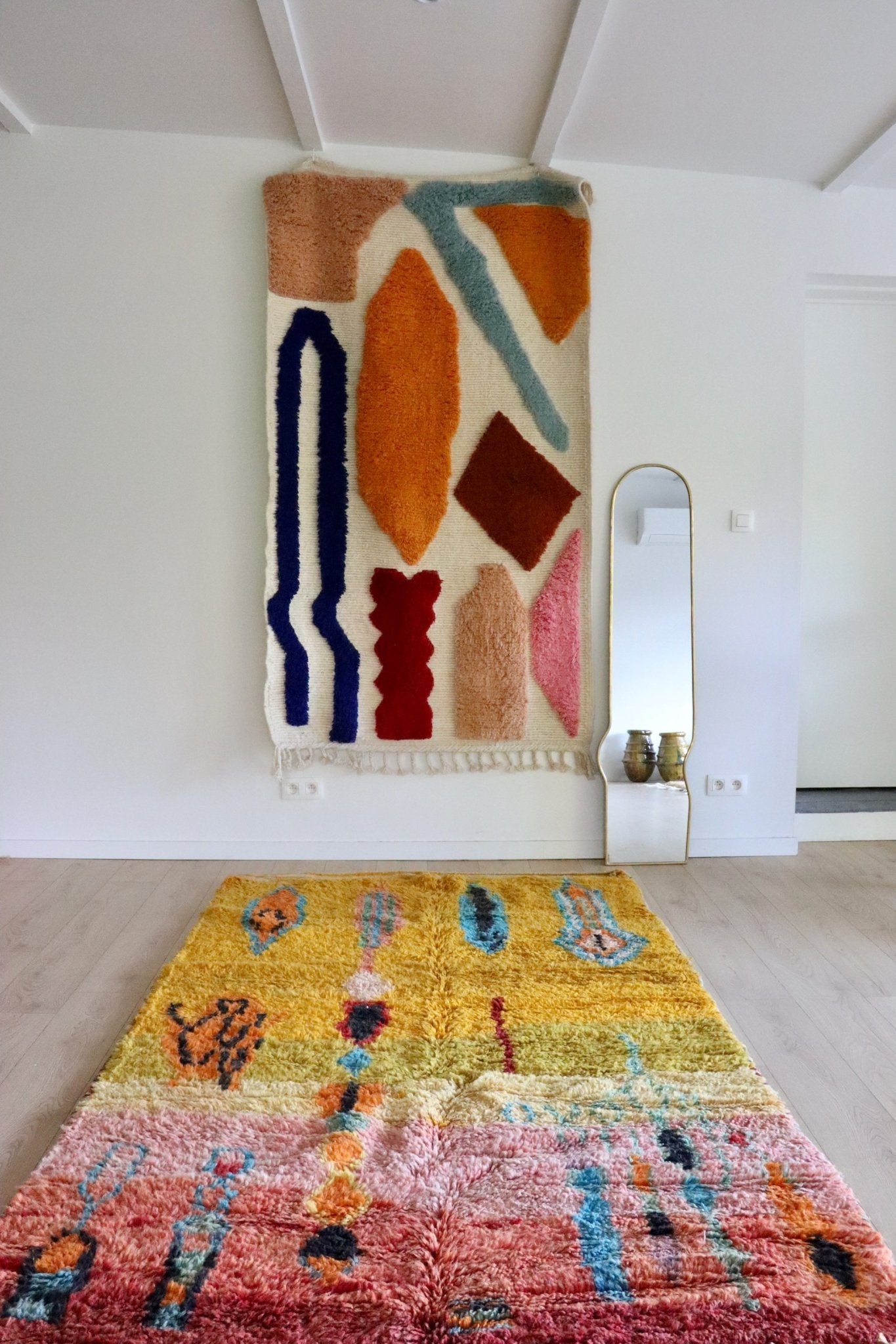 Boujaad Moroccan Colorful Rug (1032) 258x147cm - Palermo - Tree of Colors