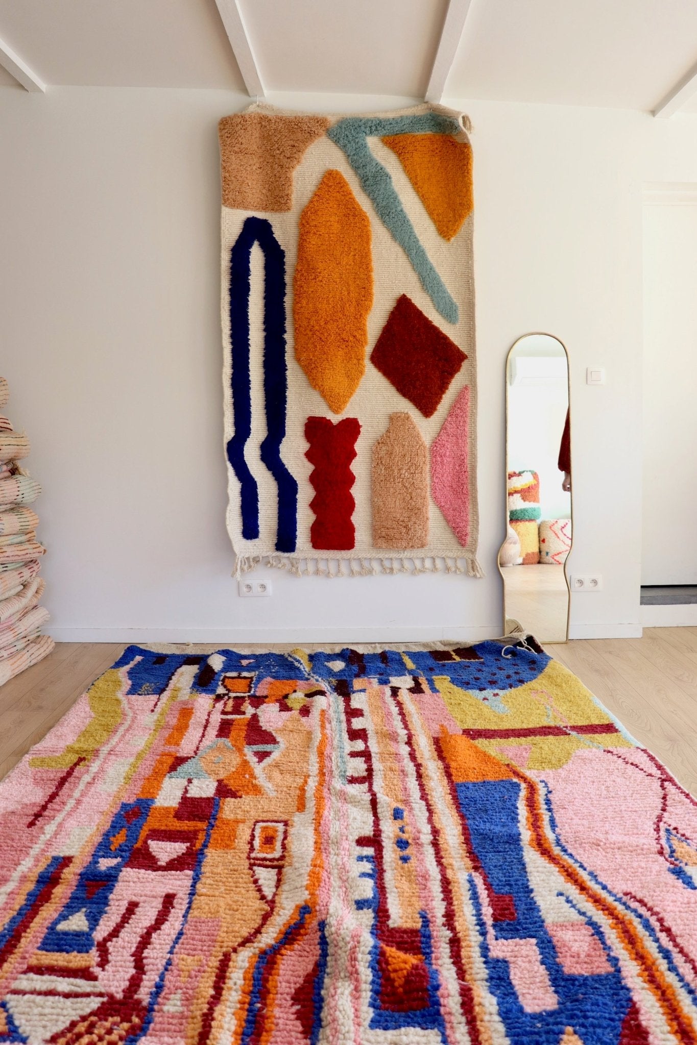 Boujaad Moroccan Colorful Rug (1116) 301x204 - Majorelle - Tree of Colors