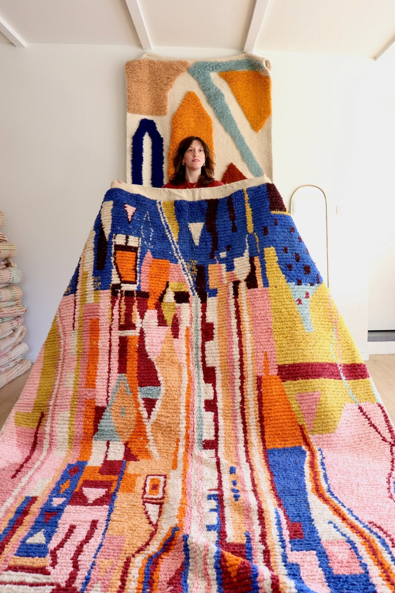 Boujaad Moroccan Colorful Rug (1116) 301x204 - Majorelle - Tree of Colors