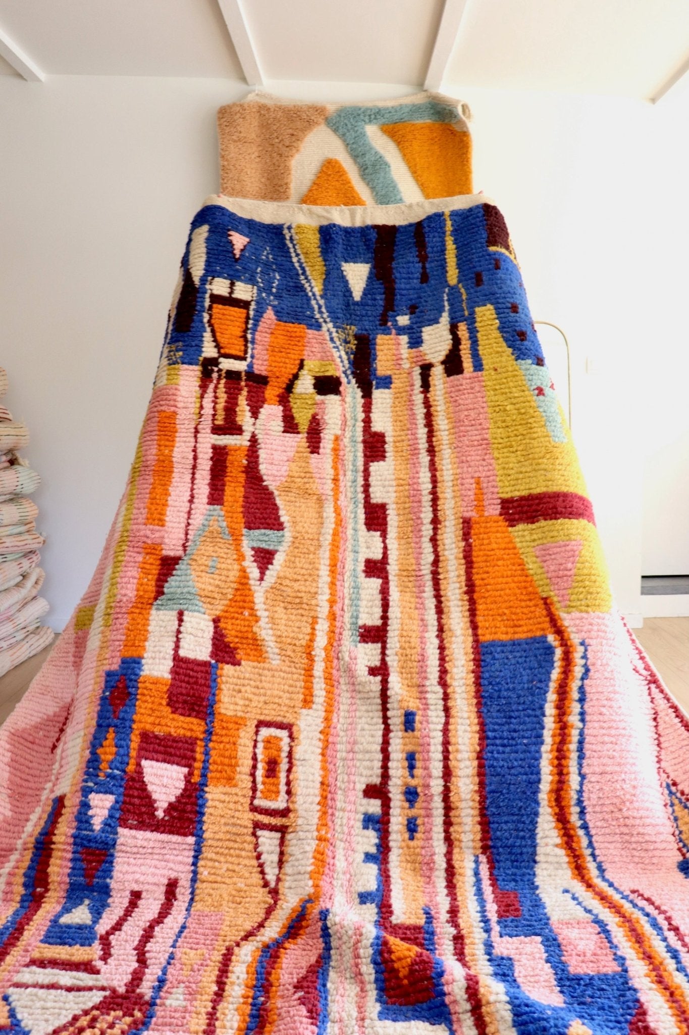 Boujaad Moroccan Colorful Rug (1116) 301x204 - Majorelle - Tree of Colors