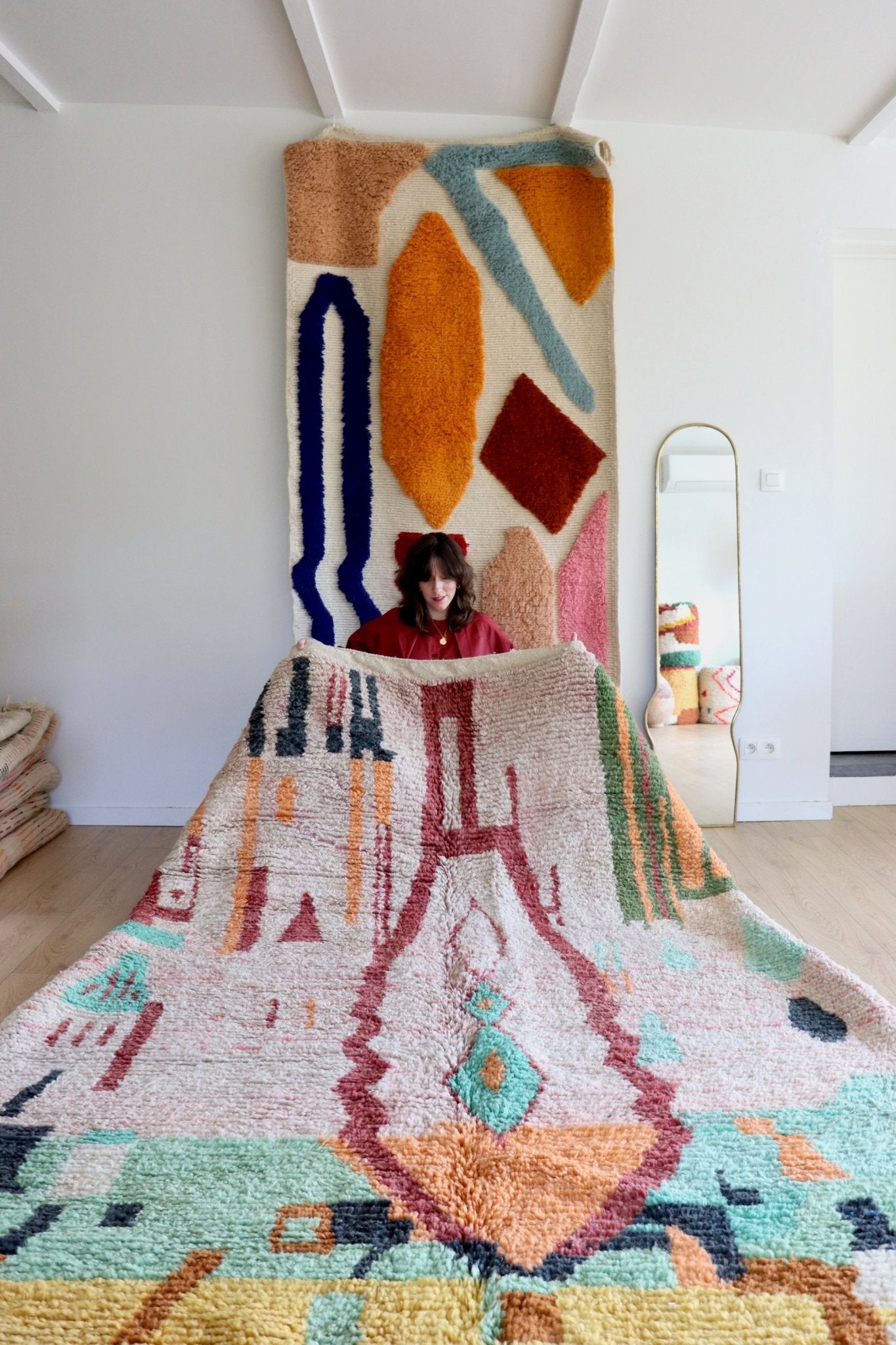 Boujaad Moroccan Colorful Rug (1121) 292x202 - Sofia - Tree of Colors