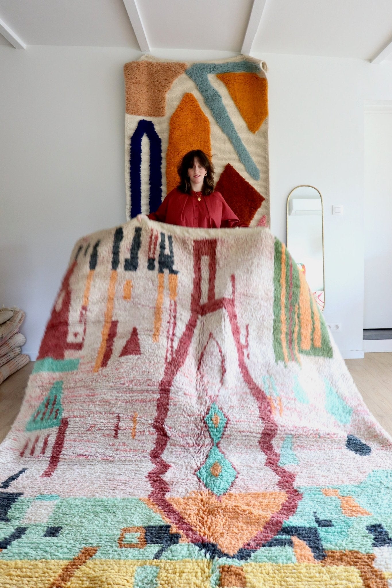 Boujaad Moroccan Colorful Rug (1121) 292x202 - Sofia - Tree of Colors