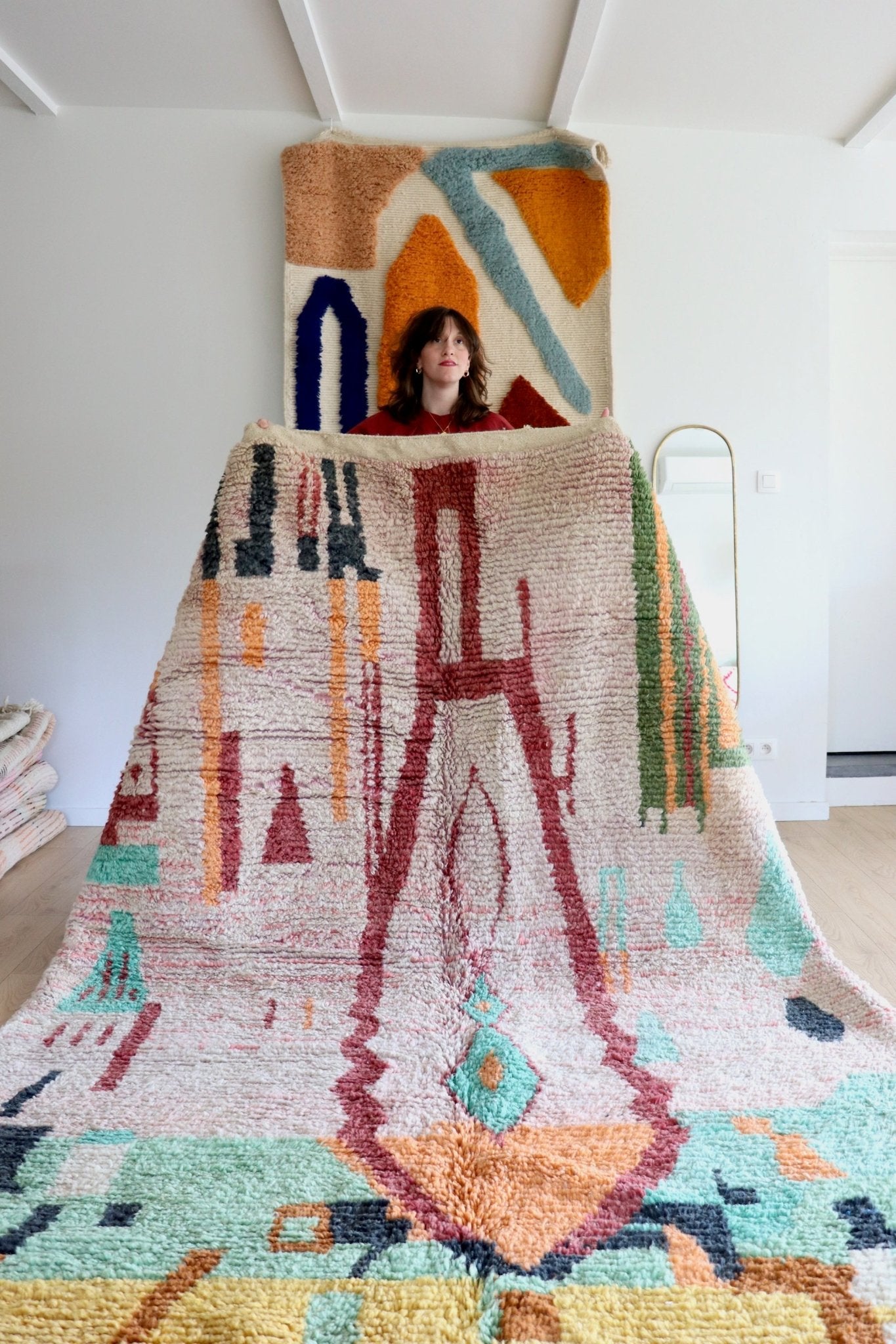 Boujaad Moroccan Colorful Rug (1121) 292x202 - Sofia - Tree of Colors