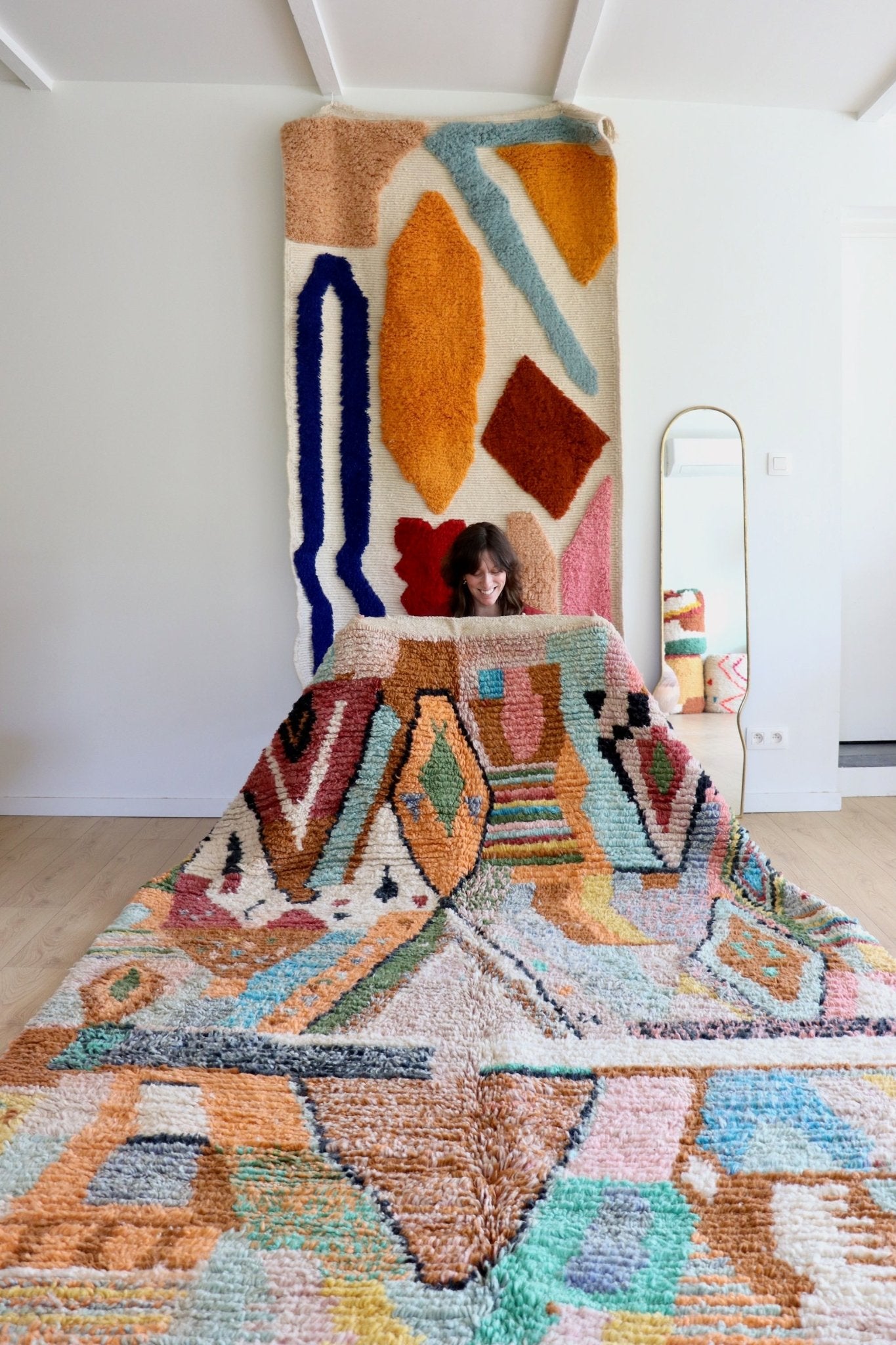 Boujaad Moroccan Colorful Rug (1123) 293x203 - Earth - Tree of Colors