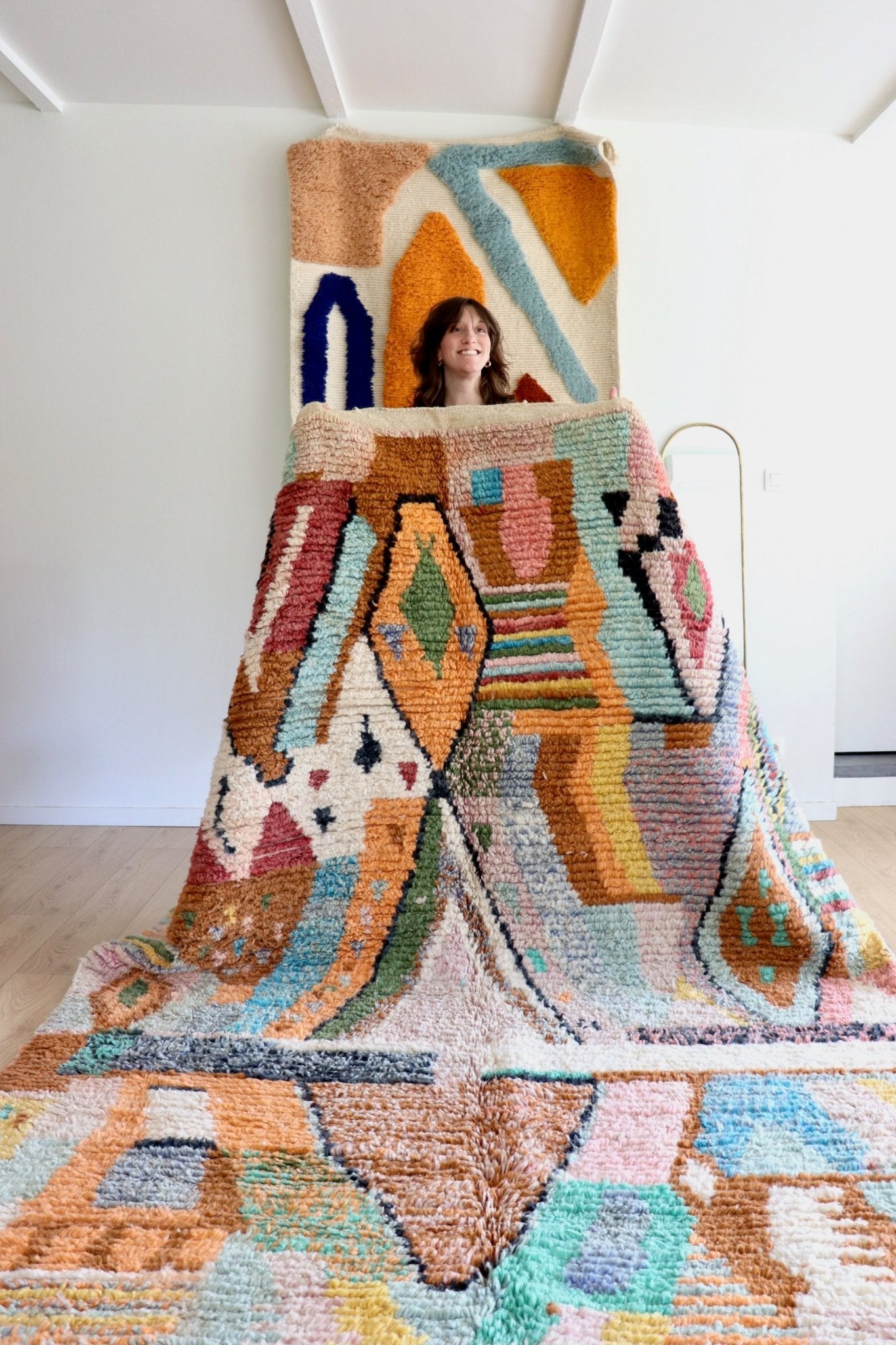 Boujaad Moroccan Colorful Rug (1123) 293x203 - Earth - Tree of Colors