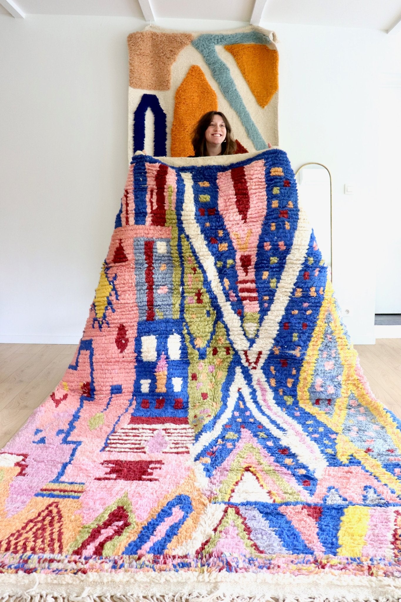 Boujaad Moroccan Colorful Rug (1172) 292x198 - Stella - Tree of Colors