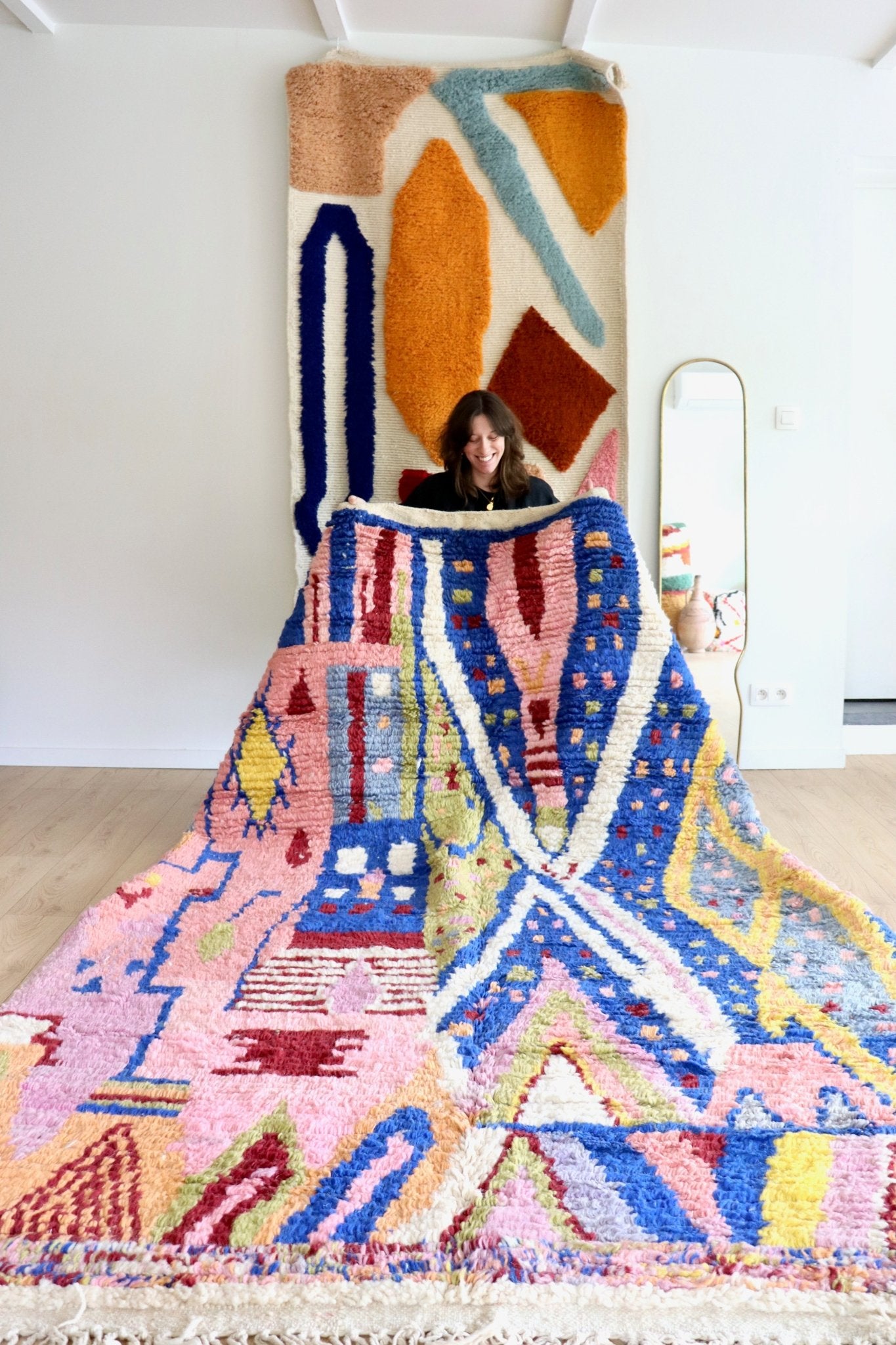 Boujaad Moroccan Colorful Rug (1172) 292x198 - Stella - Tree of Colors