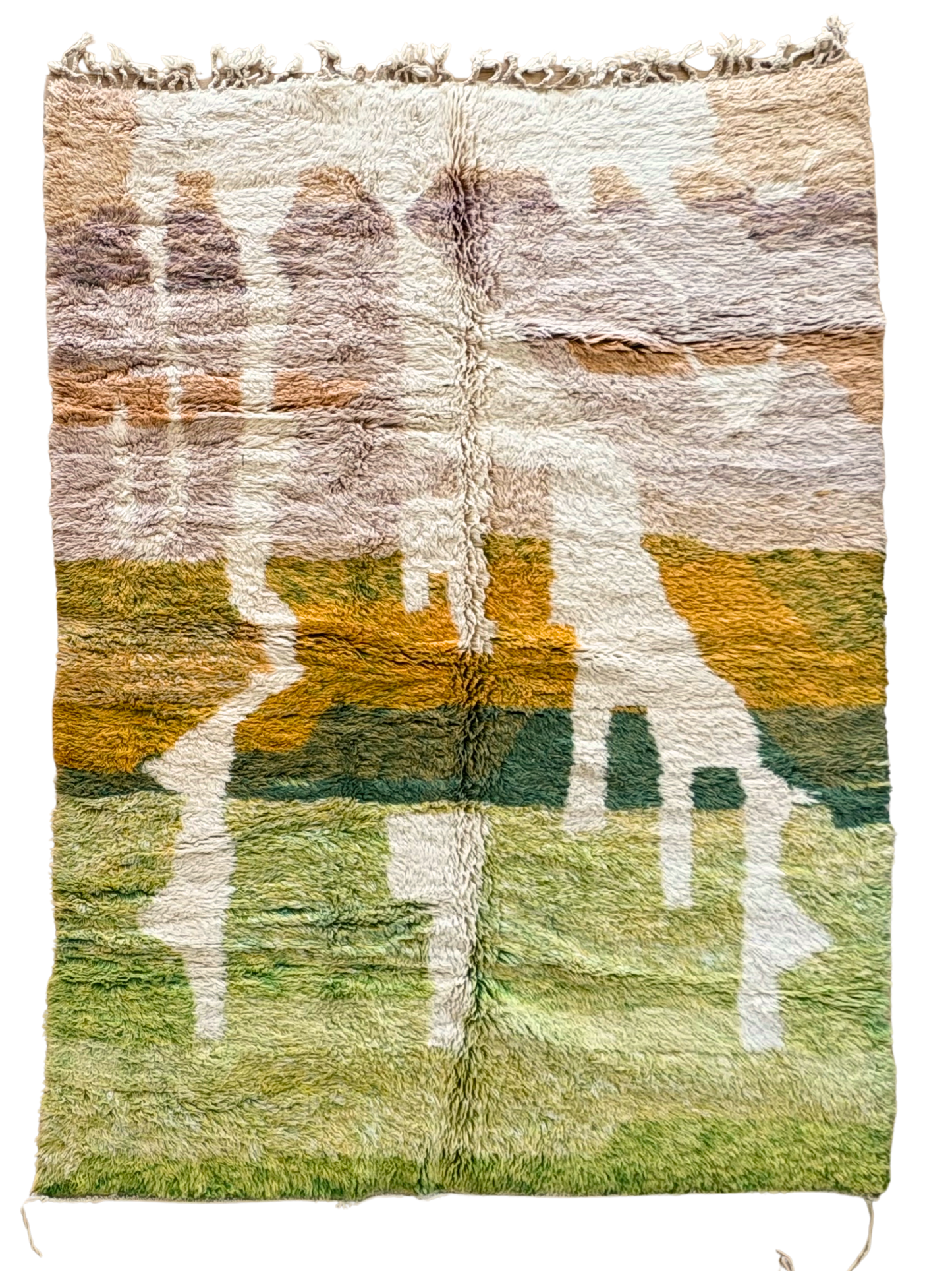 Beni Ouarain Moroccan Colorful Rug (932) 287x204cm - Edge of the woods