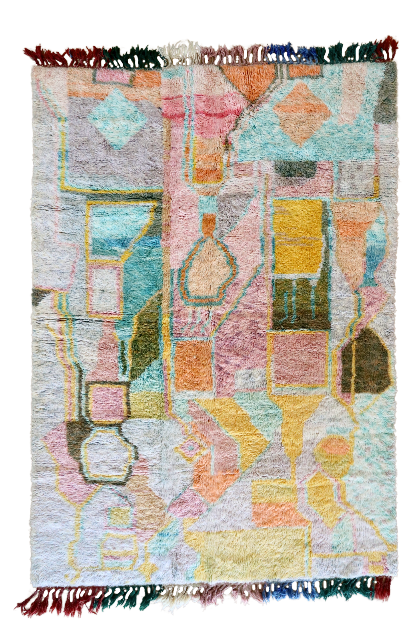 Beni Ouarain Moroccan Colorful Rug (912) 308x212cm - Rio