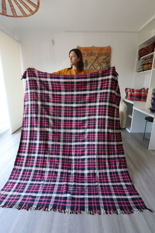 Haïk Berber Blanket (15) - Tree of Colors