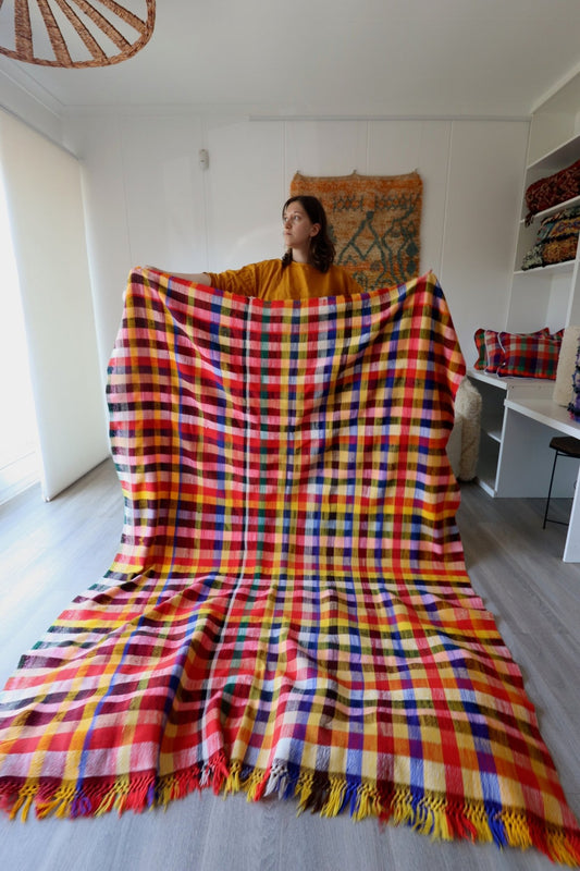 Haïk Berber Blanket (23) - Tree of Colors