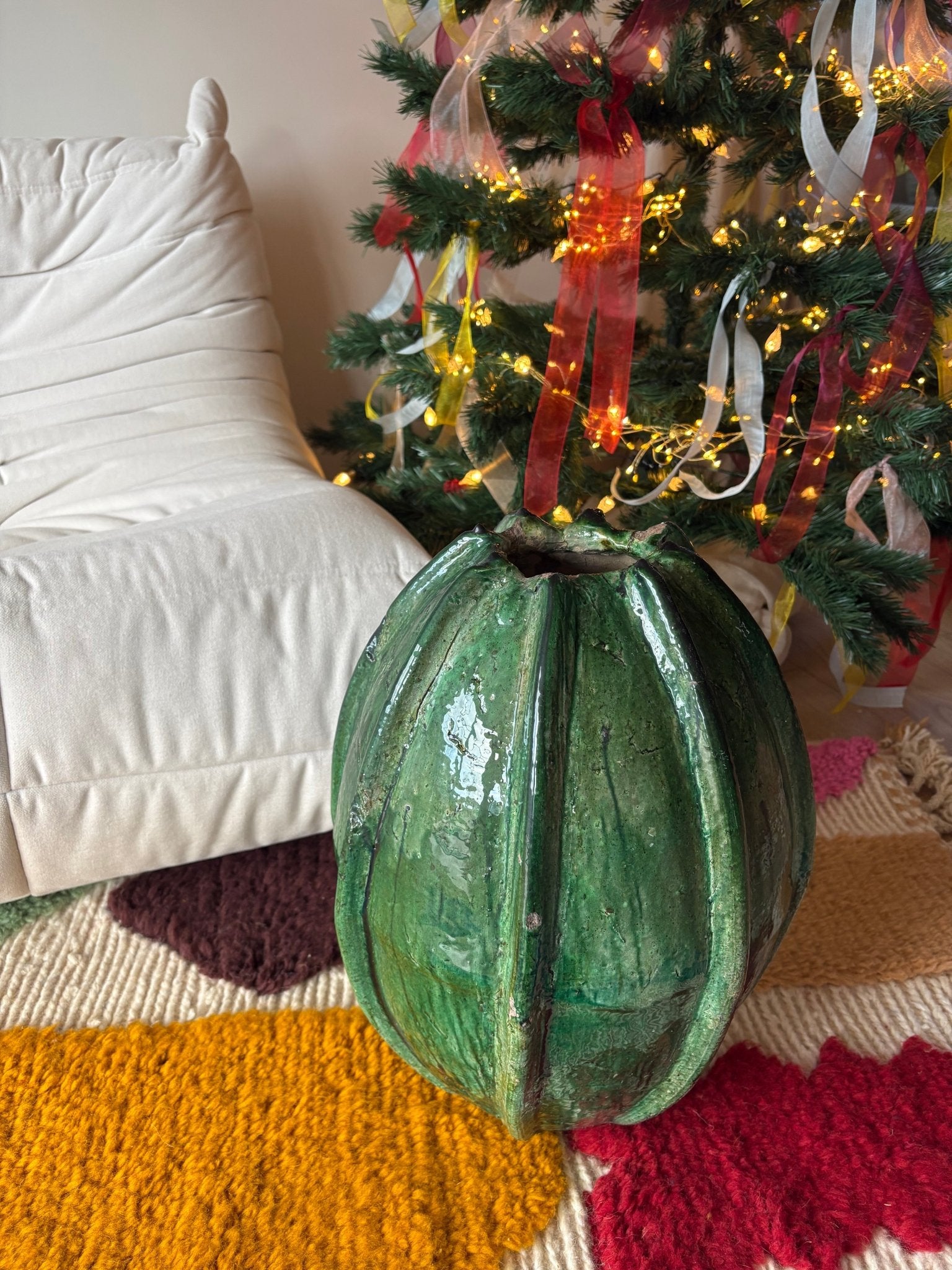 Handmade Tamegroute pottery - Tree of Colors