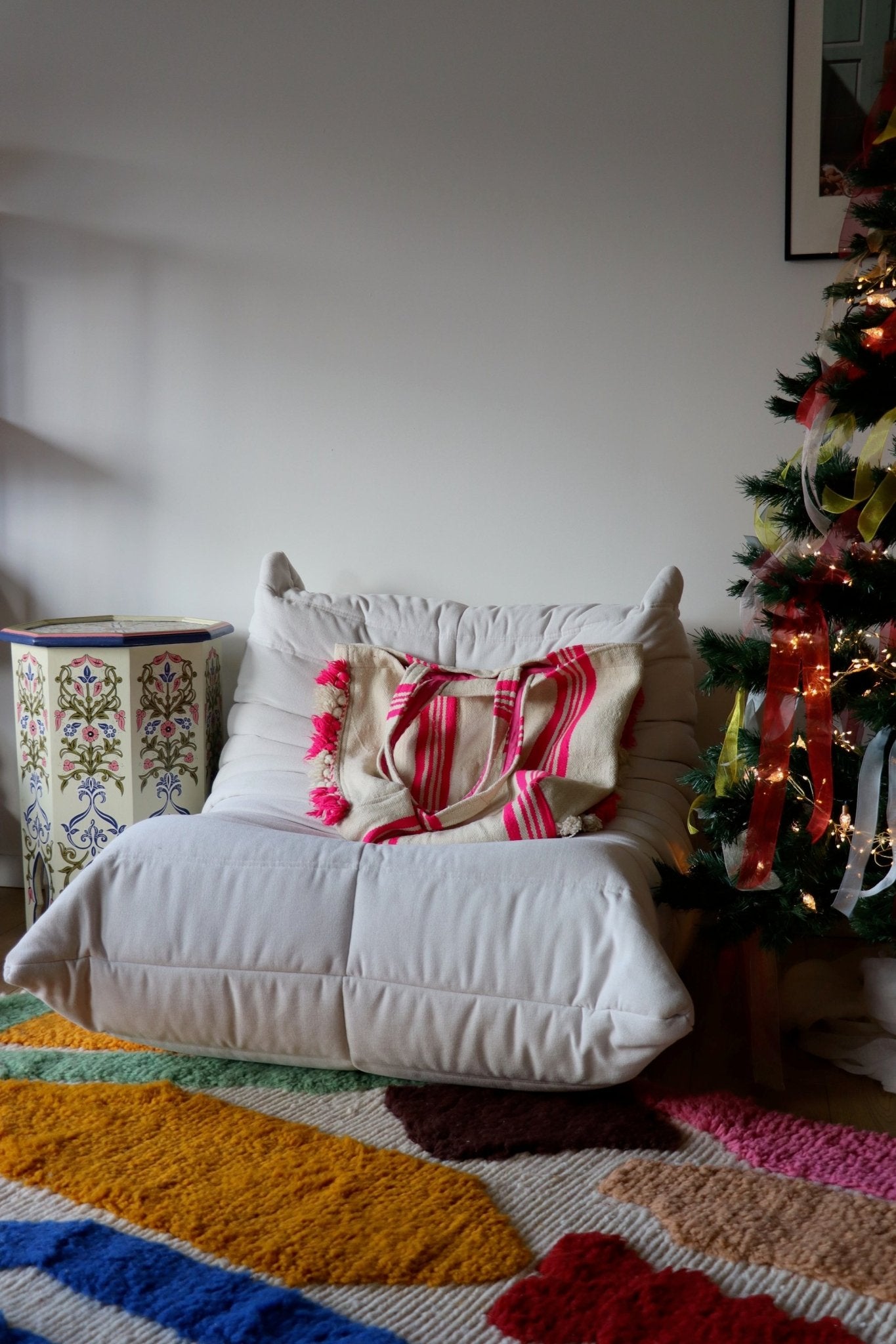 Handmade tote bag - Tree of Colors