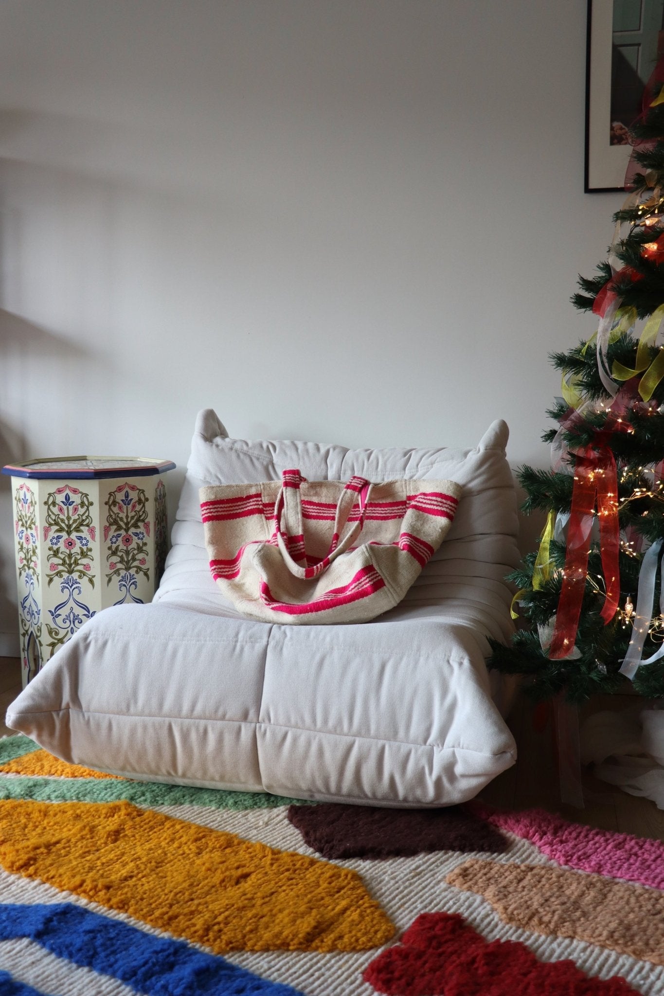 Handmade tote bag - Tree of Colors