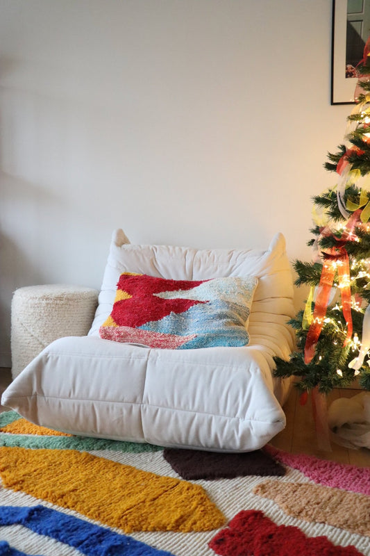 Moroccan Cotton Cushion - 60x40cm - Tree of Colors