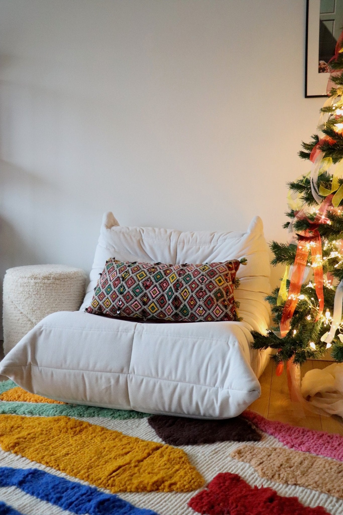 Moroccan Kilim Wool Cushion (12) - Tree of Colors