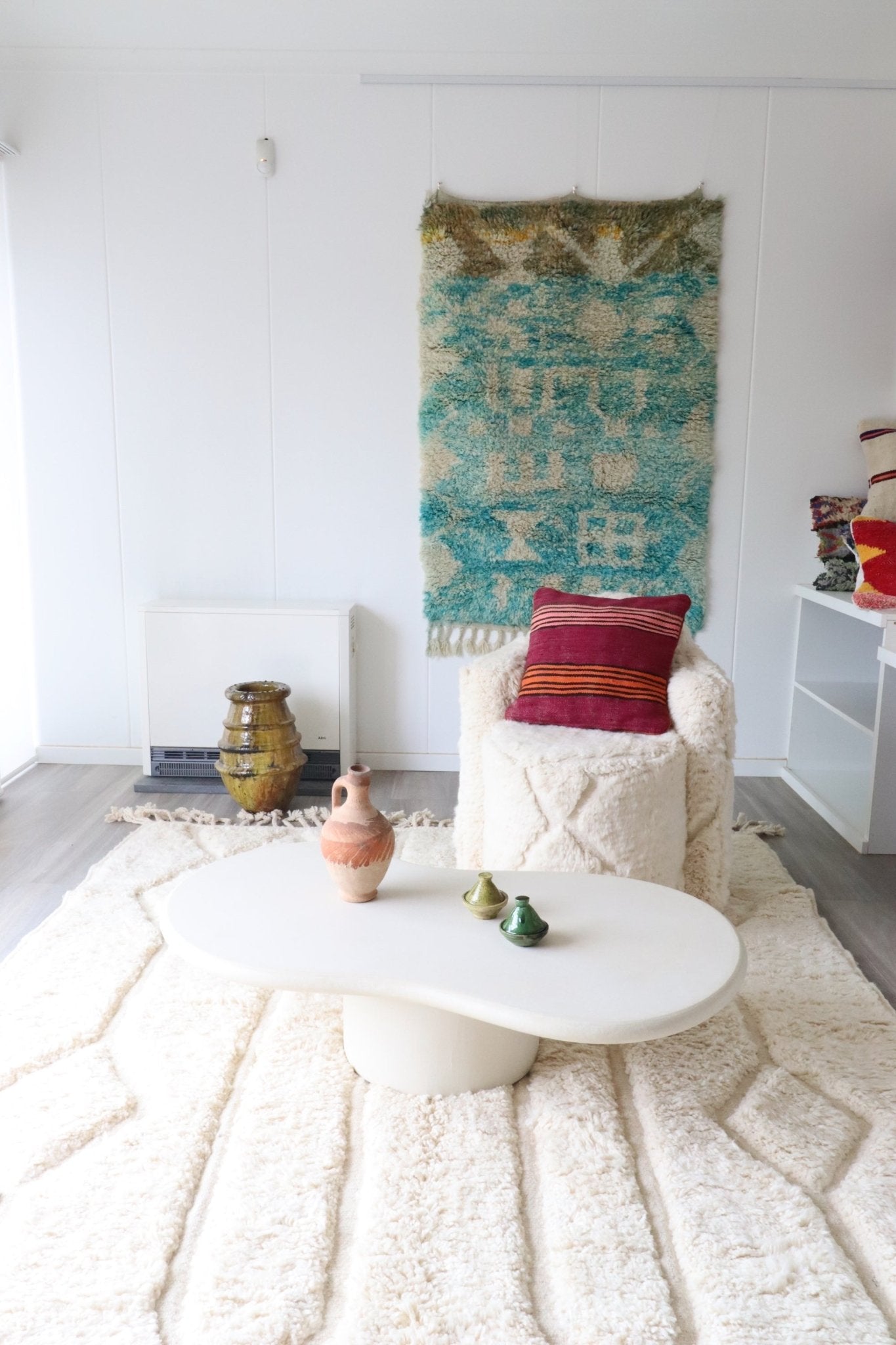 Moroccan Wool Cushion - 45x45cm - Tree of Colors