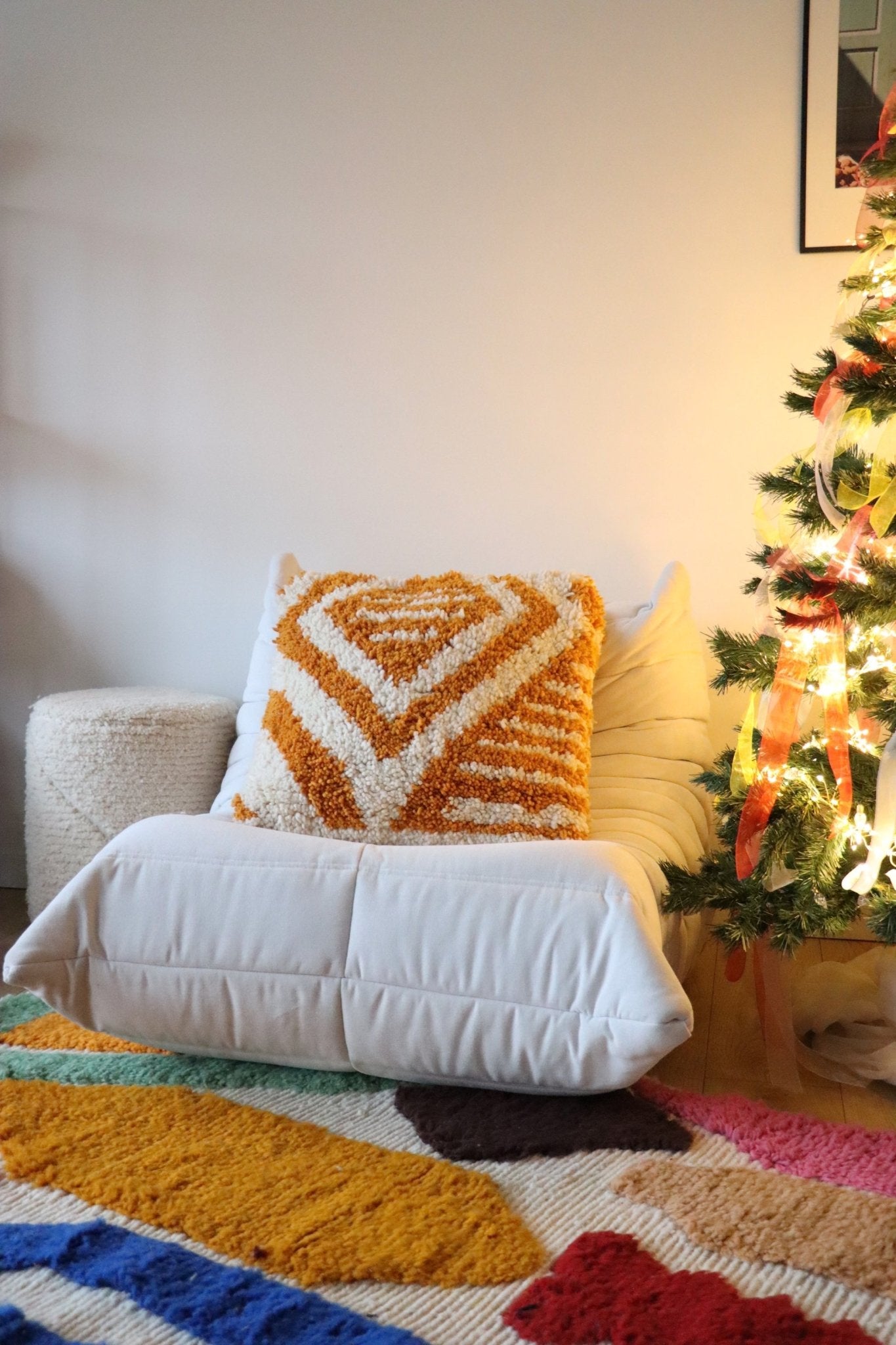 Moroccan Wool Cushion - 50x50cm - Tree of Colors