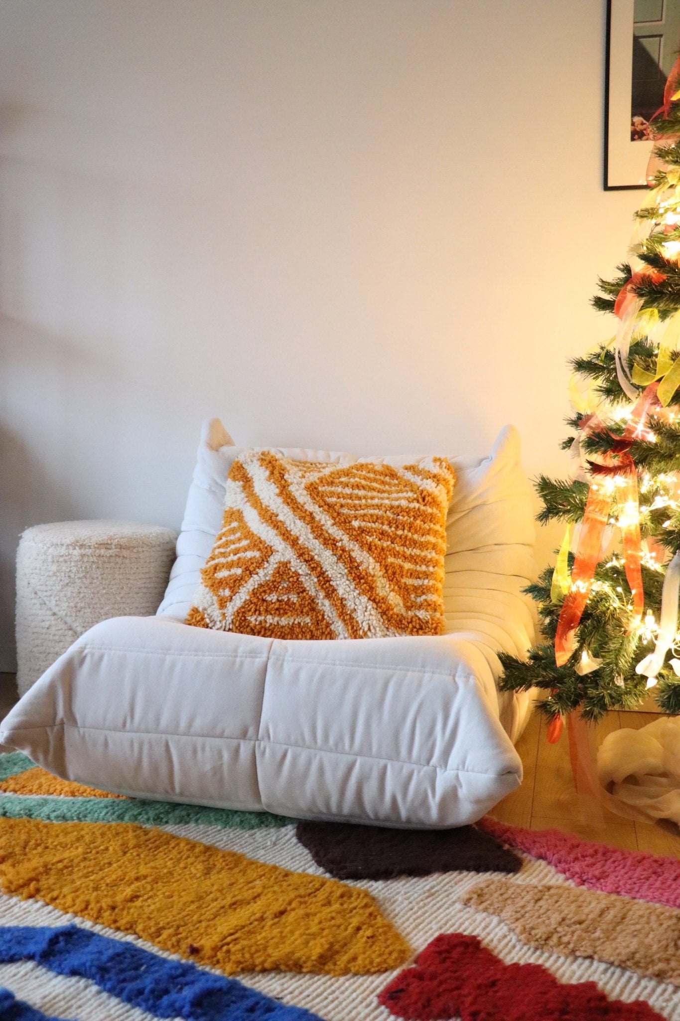 Moroccan Wool Cushion - 50x50cm - Tree of Colors