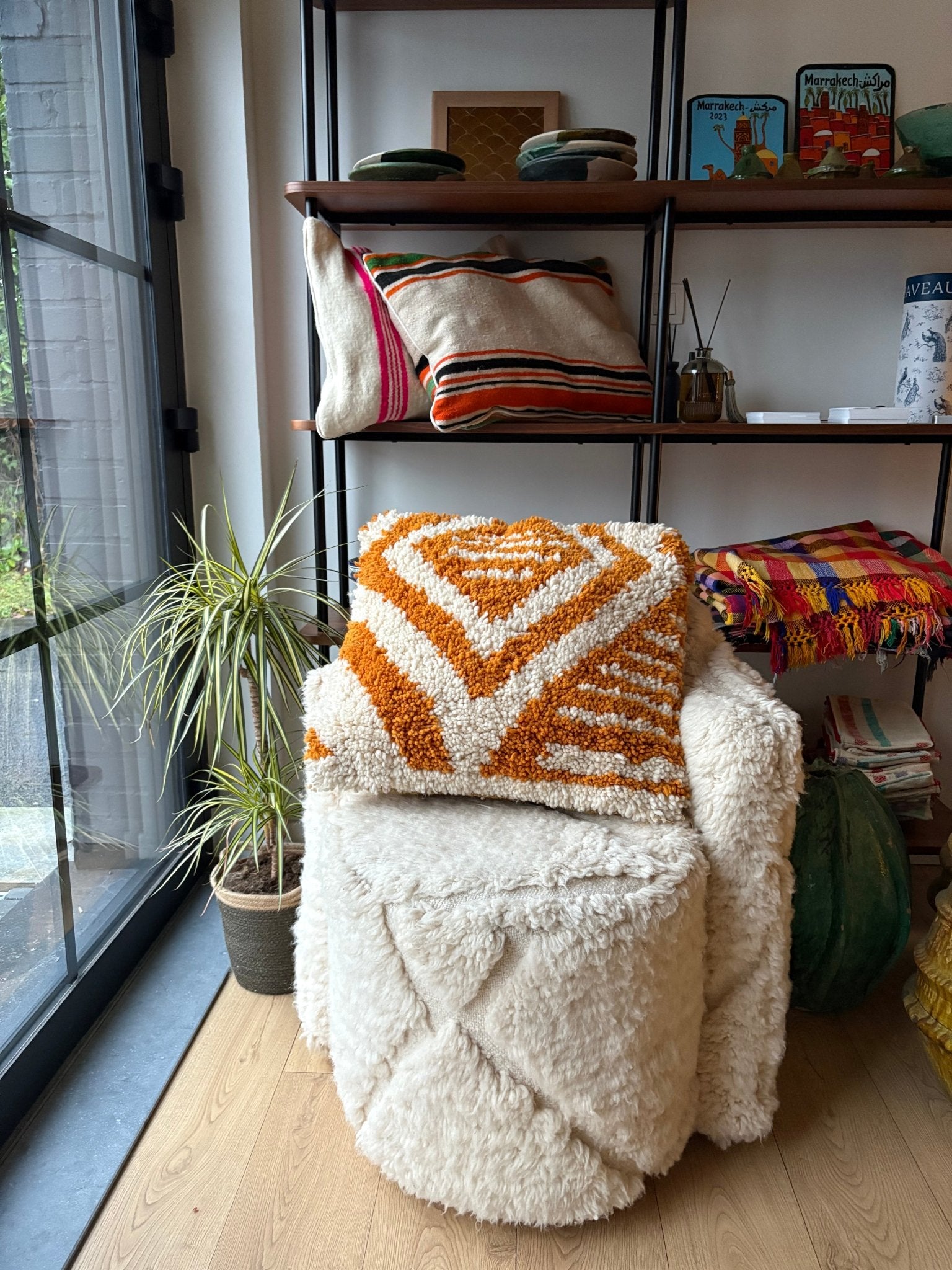 Moroccan Wool Cushion - 50x50cm - Tree of Colors