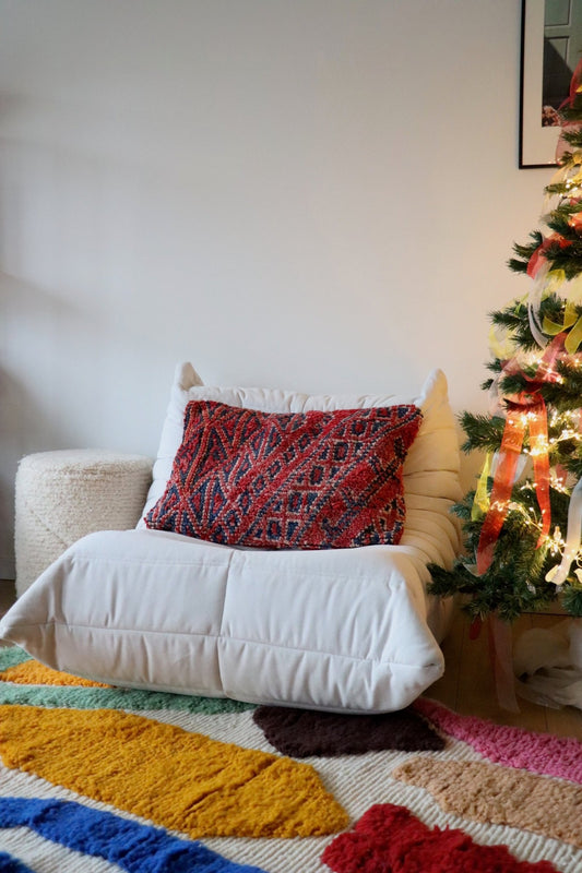 Moroccan Wool Cushion - 60x40cm - Tree of Colors
