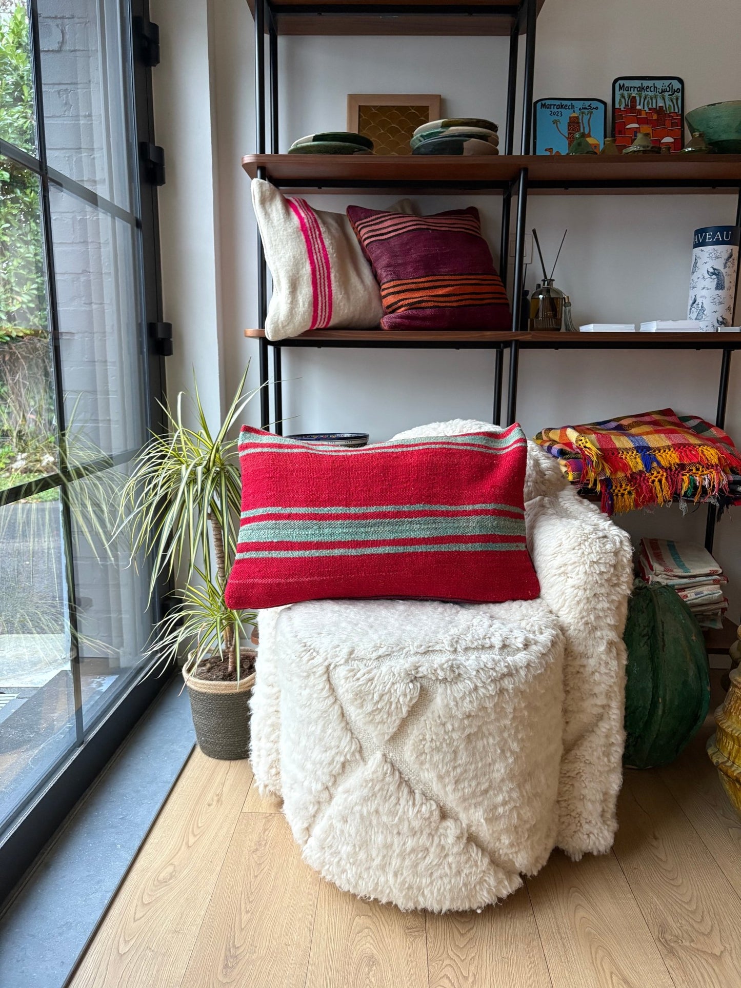 Moroccan Wool Cushion - 60x40cm - Tree of Colors