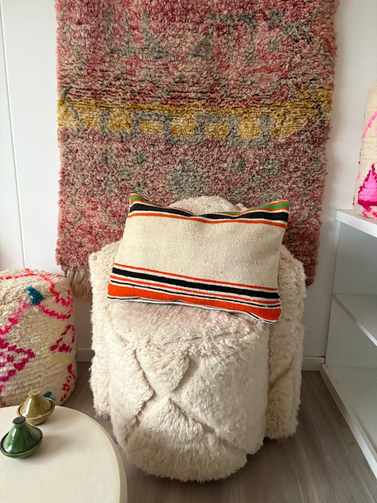 Moroccan Wool Cushion - 60x40cm - Tree of Colors