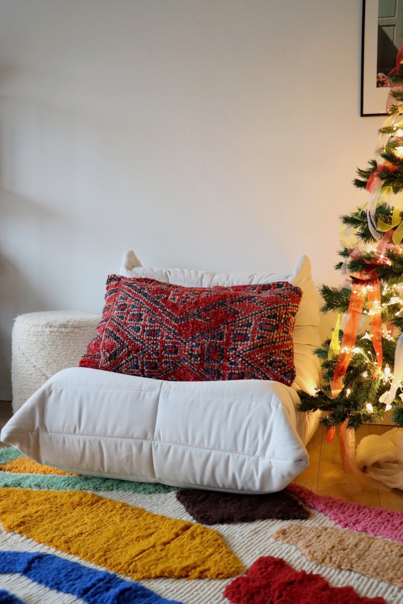 Moroccan Wool Cushion - 60x40cm - Tree of Colors