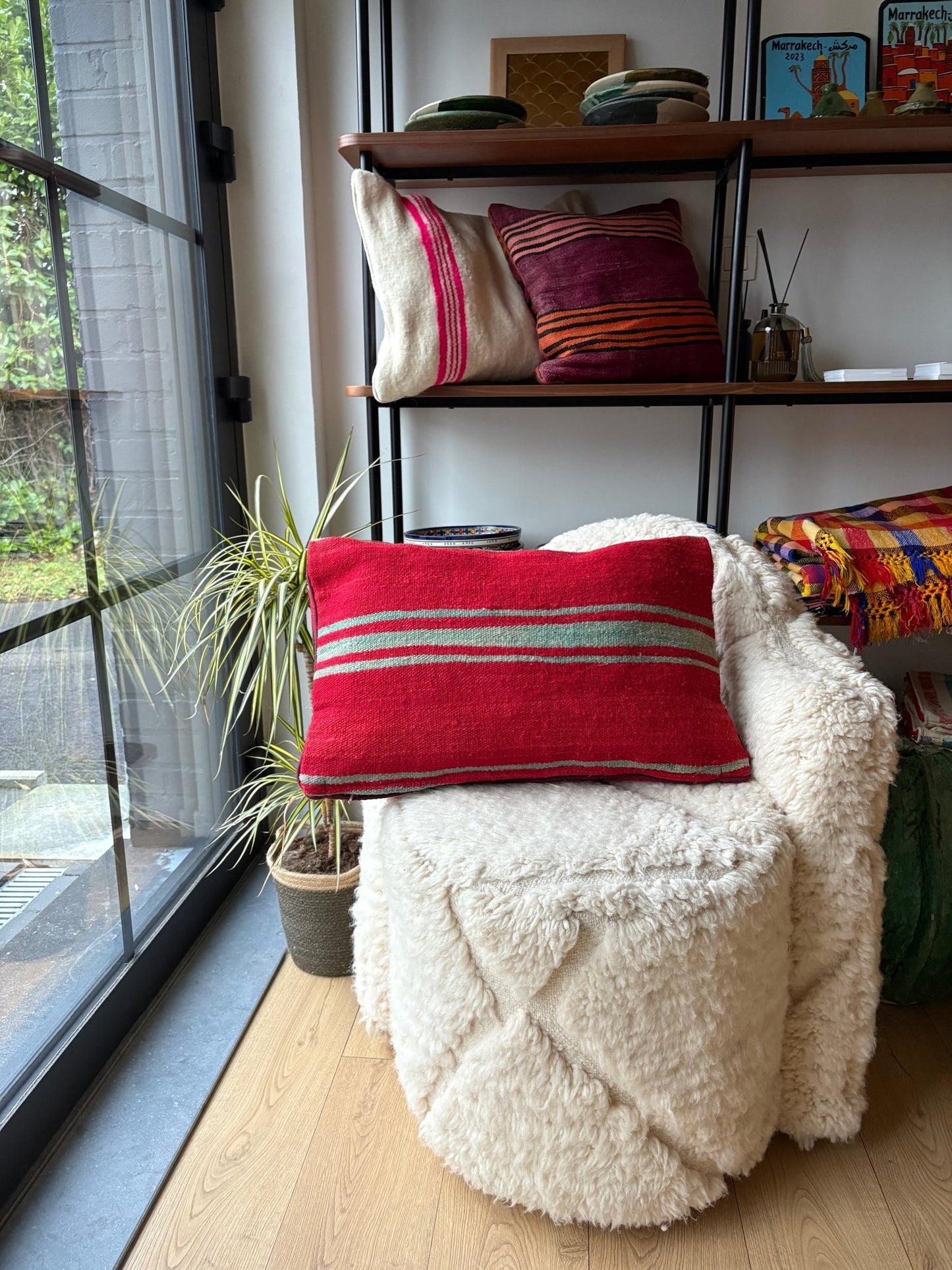 Moroccan Wool Cushion - 60x40cm - Tree of Colors