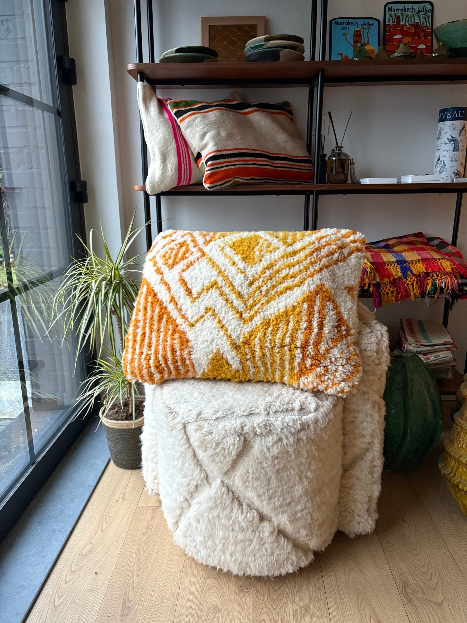 Moroccan Wool Cushion - 70x60cm - Tree of Colors