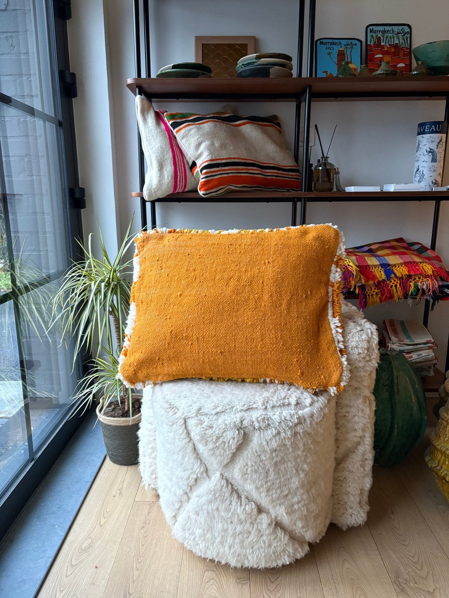 Moroccan Wool Cushion - 70x60cm - Tree of Colors