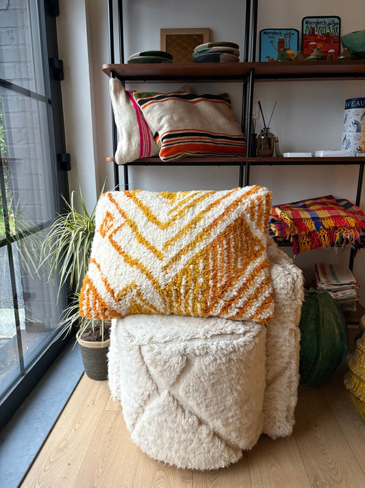 Moroccan Wool Cushion - 70x60cm - Tree of Colors
