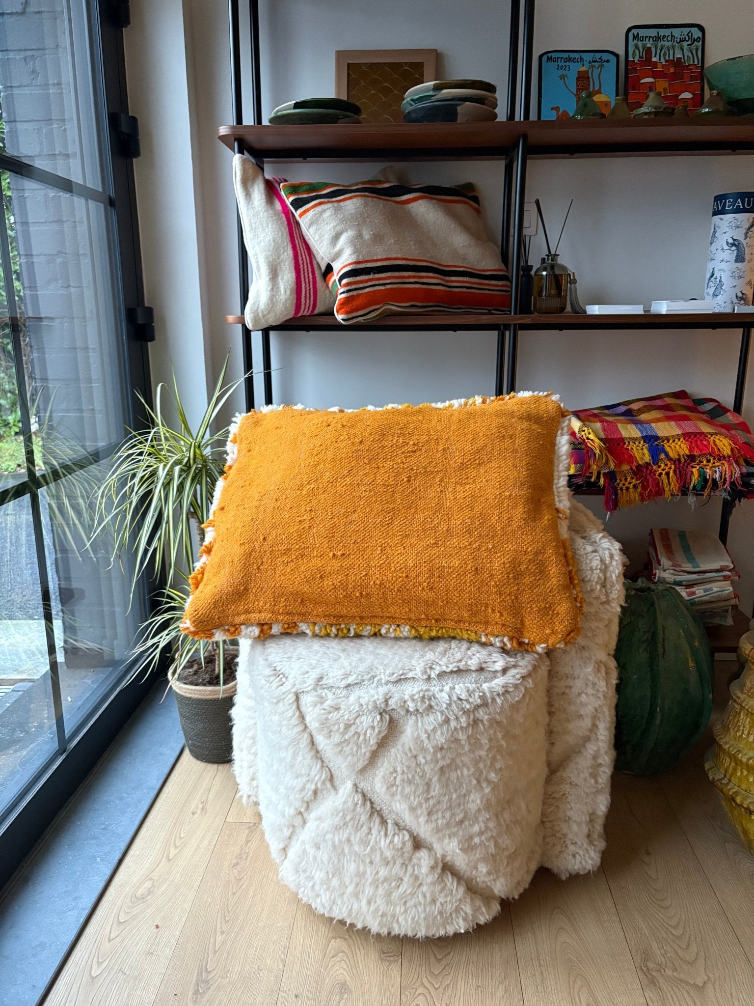 Moroccan Wool Cushion - 70x60cm - Tree of Colors