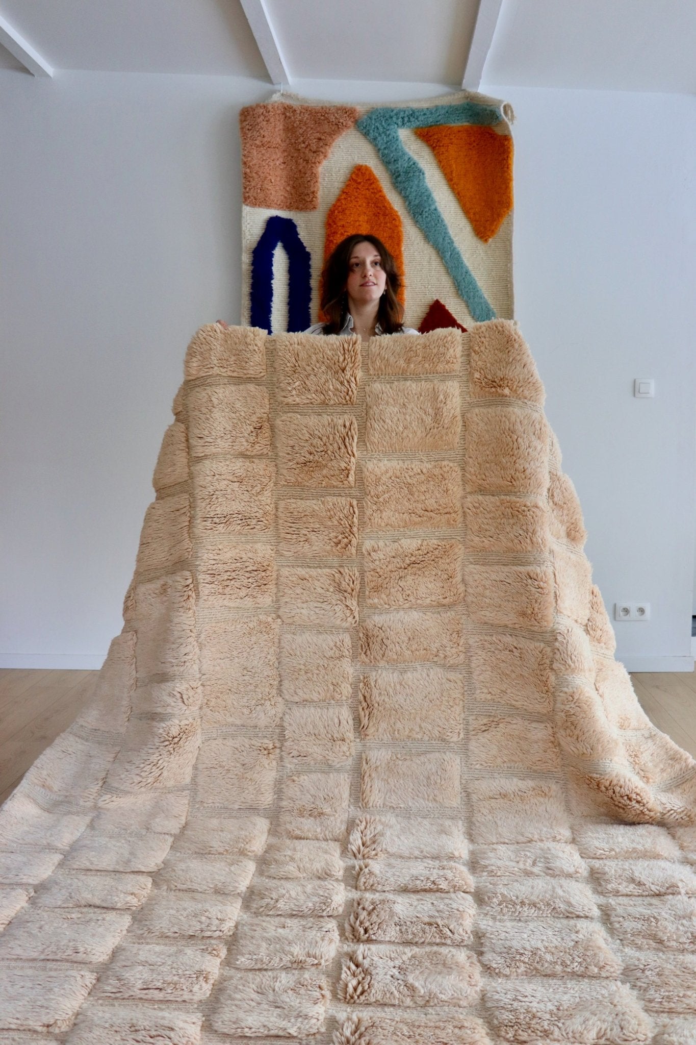 Mrirt Moroccan Rug (1069) 314x211cm - Sunrise on Manhattan - Tree of Colors