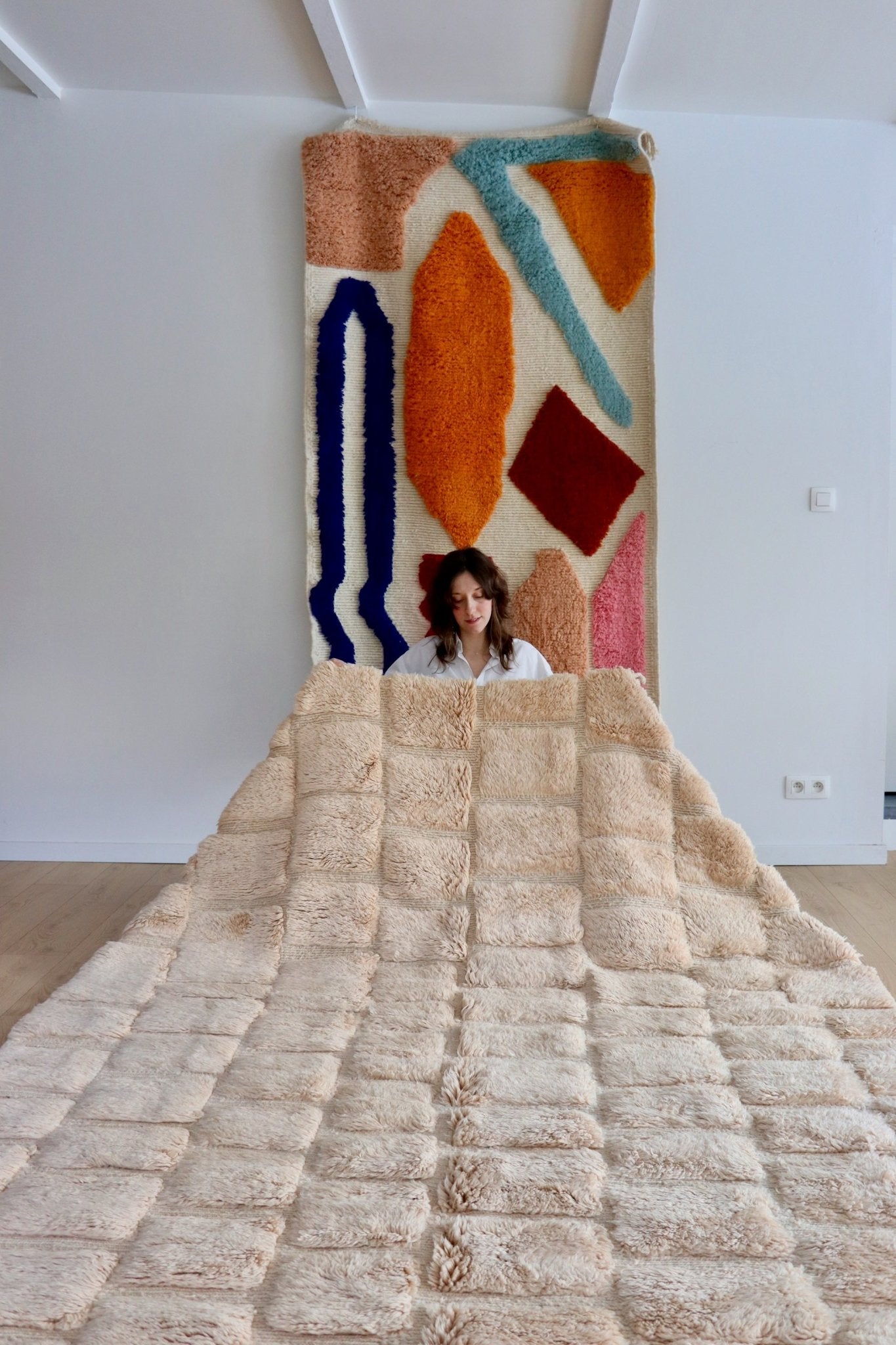 Mrirt Moroccan Rug (1069) 314x211cm - Sunrise on Manhattan - Tree of Colors