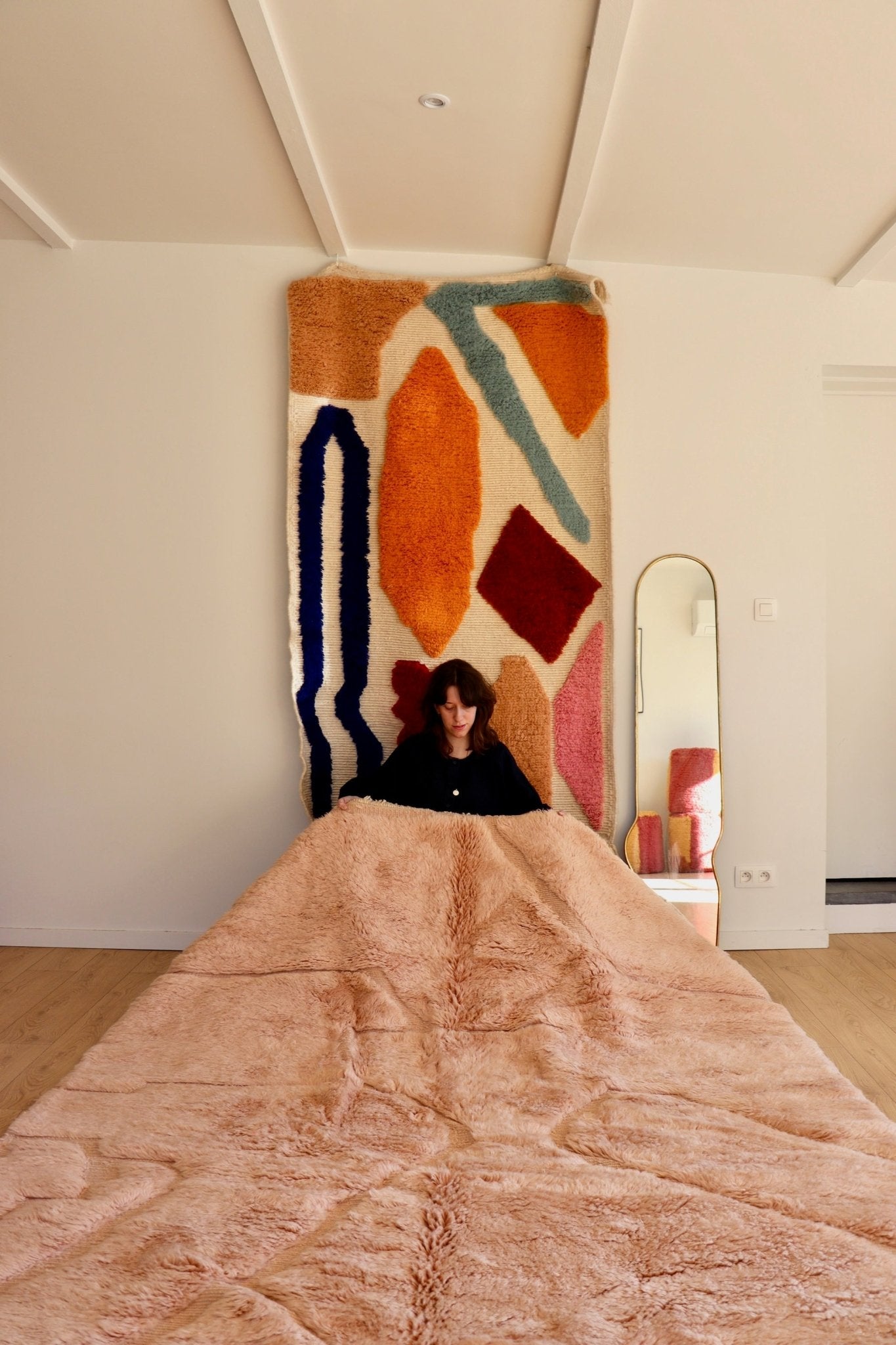 Mrirt Moroccan Rug (1070) 313x212cm - Rivers - Tree of Colors