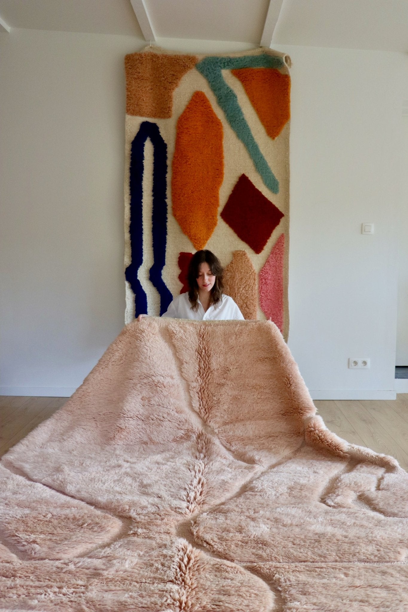 Mrirt Moroccan Rug (1070) 313x212cm - Rivers - Tree of Colors