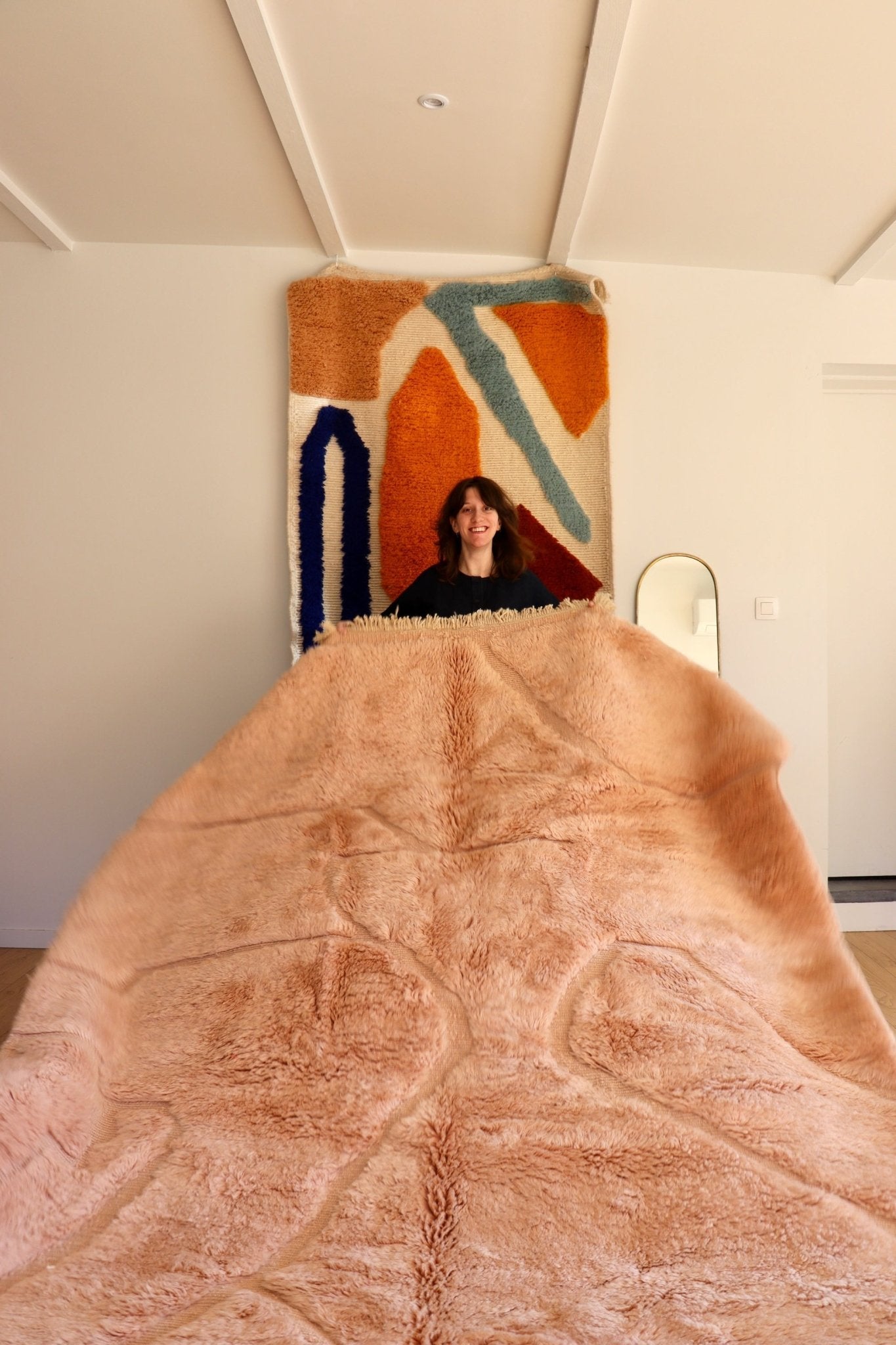 Mrirt Moroccan Rug (1070) 313x212cm - Rivers - Tree of Colors