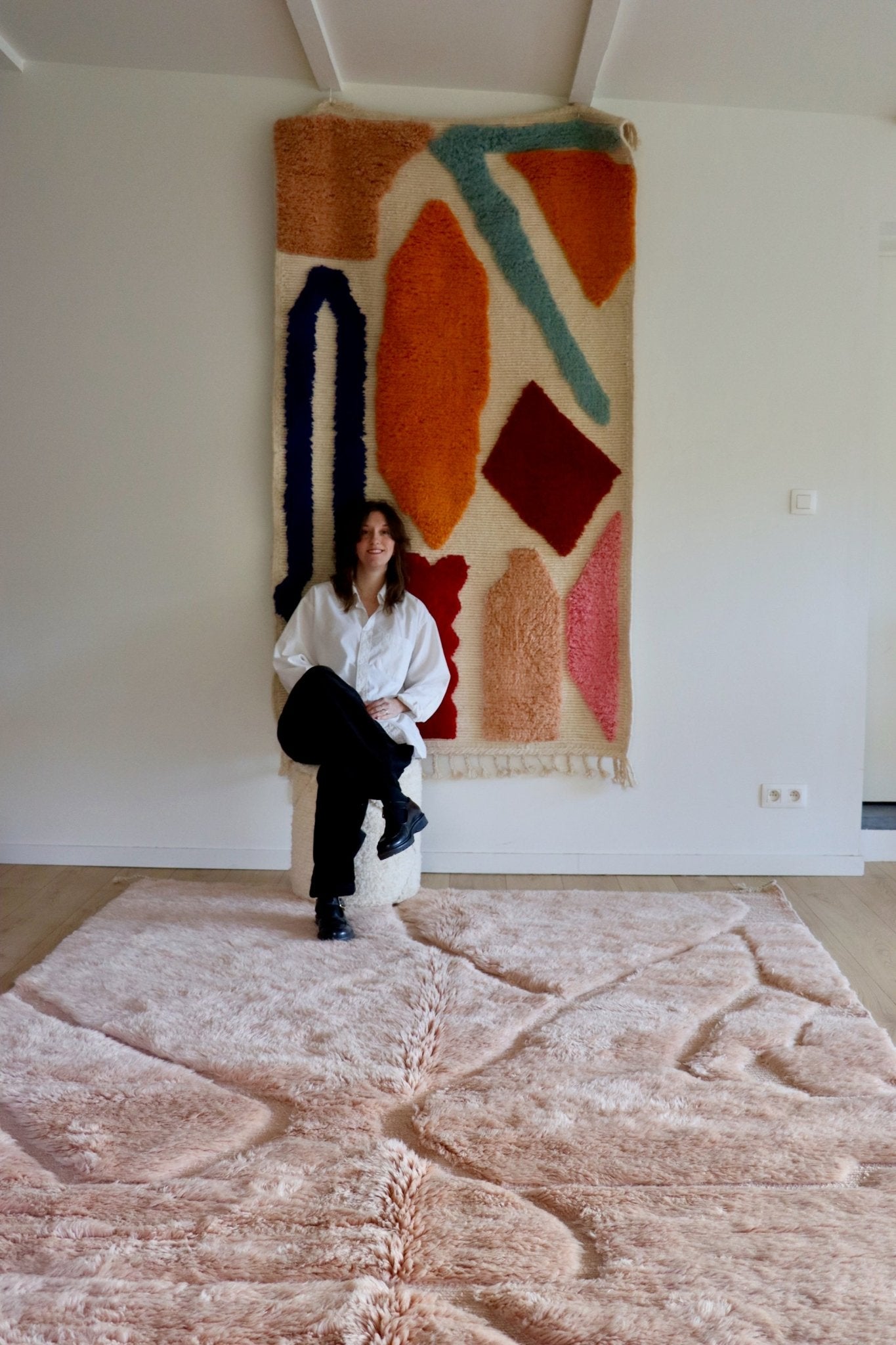 Mrirt Moroccan Rug (1070) 313x212cm - Rivers - Tree of Colors