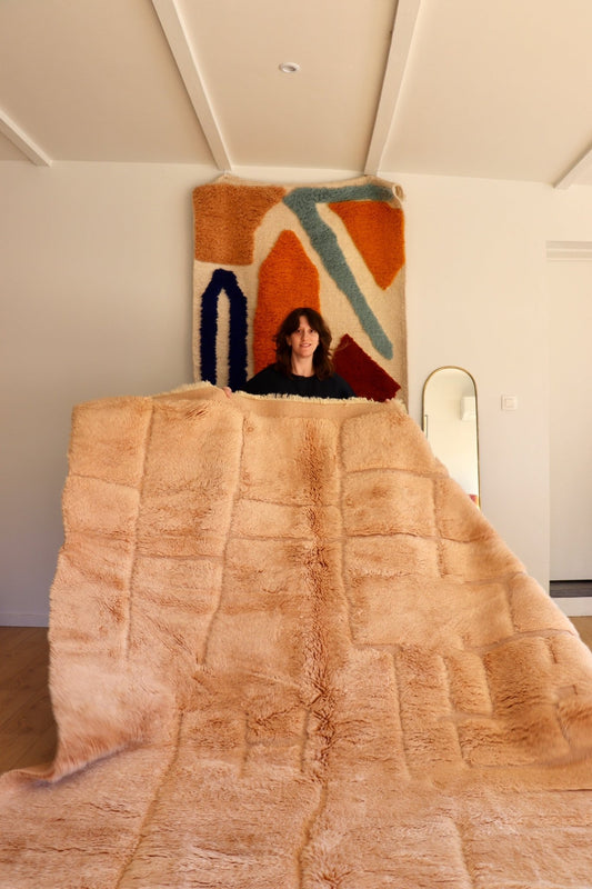 Mrirt Moroccan Rug (1071) 303x211cm - Sunset in Merzouga - Tree of Colors