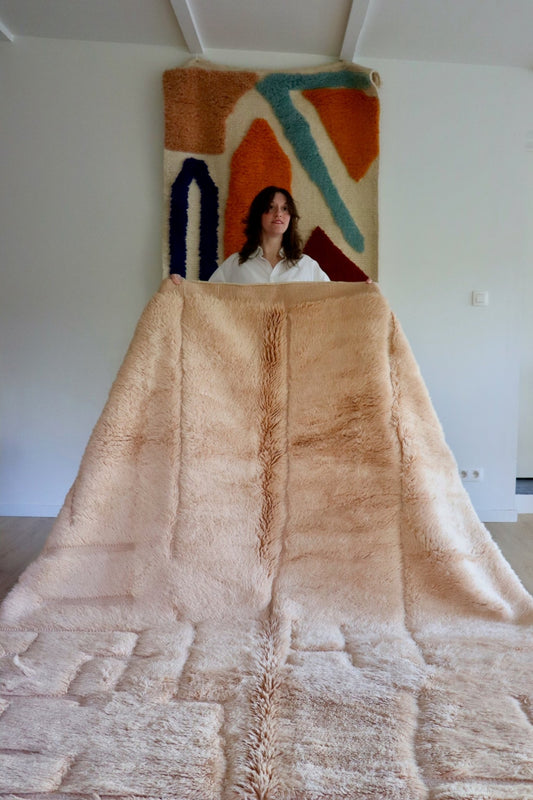 Mrirt Moroccan Rug (1071) 303x211cm - Sunset in Merzouga - Tree of Colors