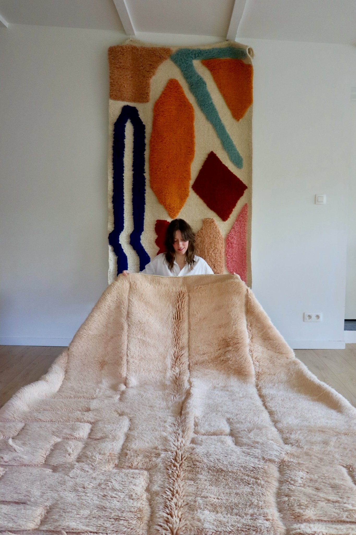 Mrirt Moroccan Rug (1071) 303x211cm - Sunset in Merzouga - Tree of Colors