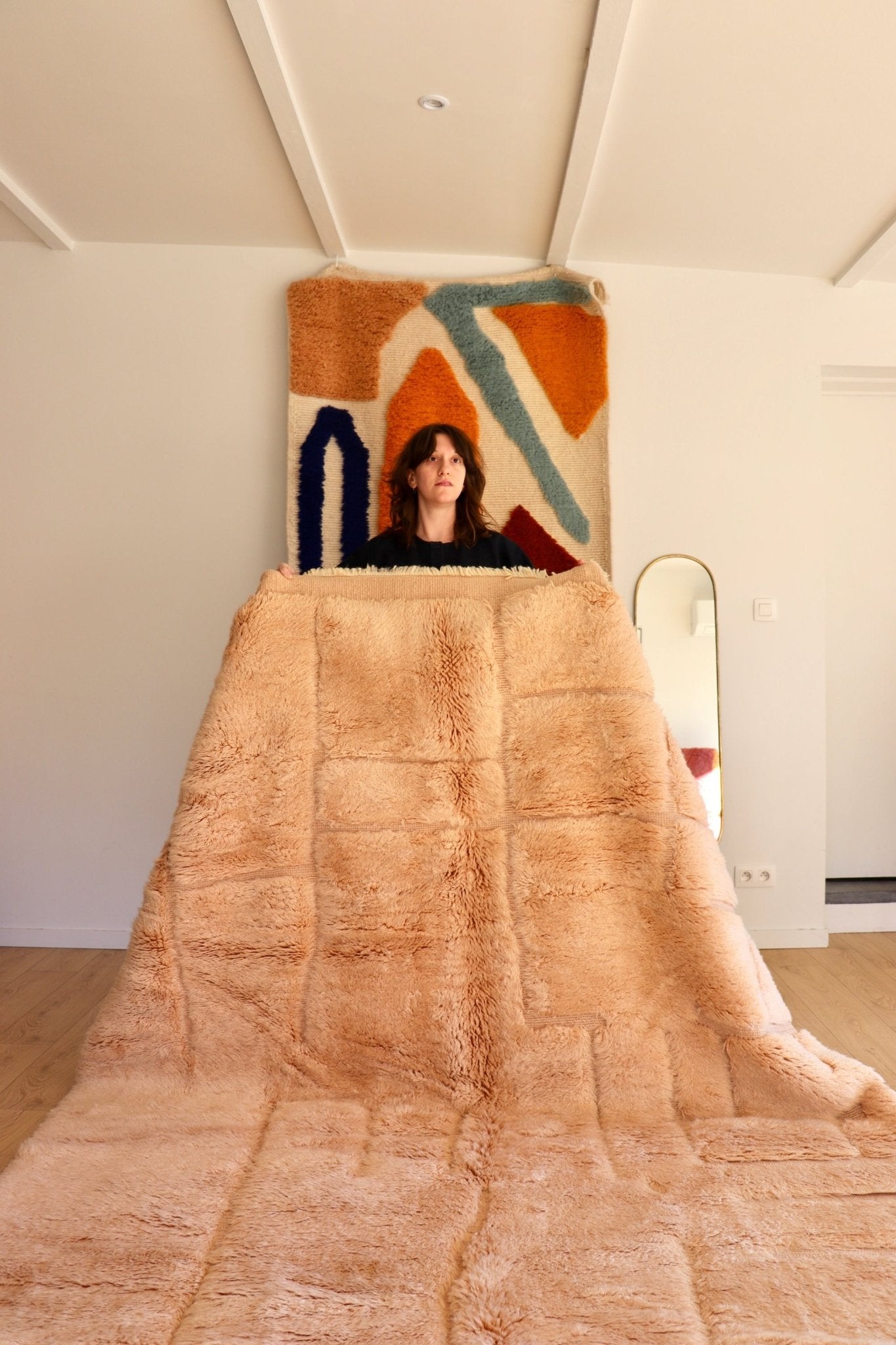 Mrirt Moroccan Rug (1071) 303x211cm - Sunset in Merzouga - Tree of Colors