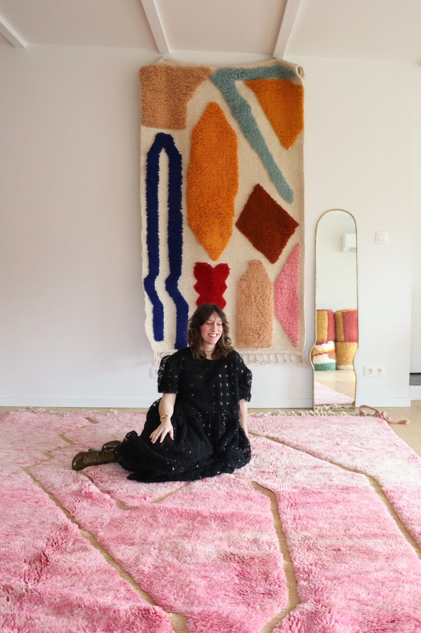 Mrirt Moroccan Rug (1074) 342x262cm - Girl Power - Tree of Colors