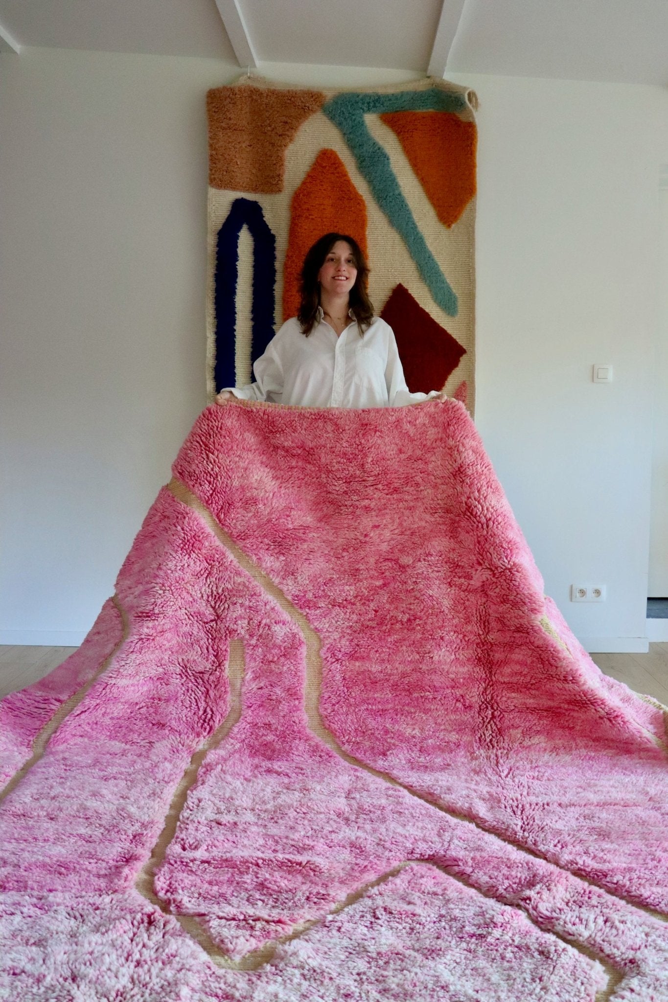 Mrirt Moroccan Rug (1074) 342x262cm - Girl Power - Tree of Colors