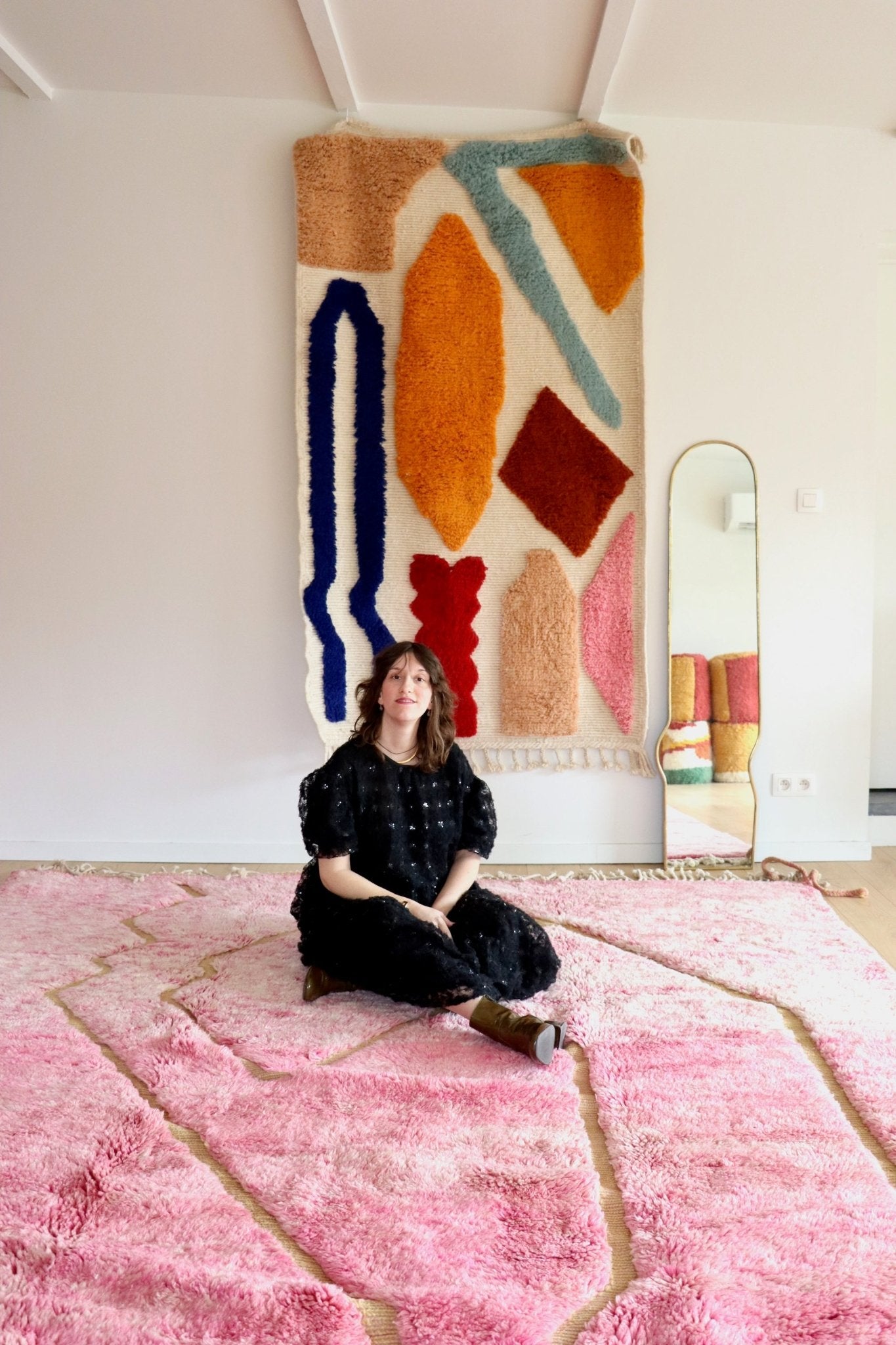 Mrirt Moroccan Rug (1074) 342x262cm - Girl Power - Tree of Colors