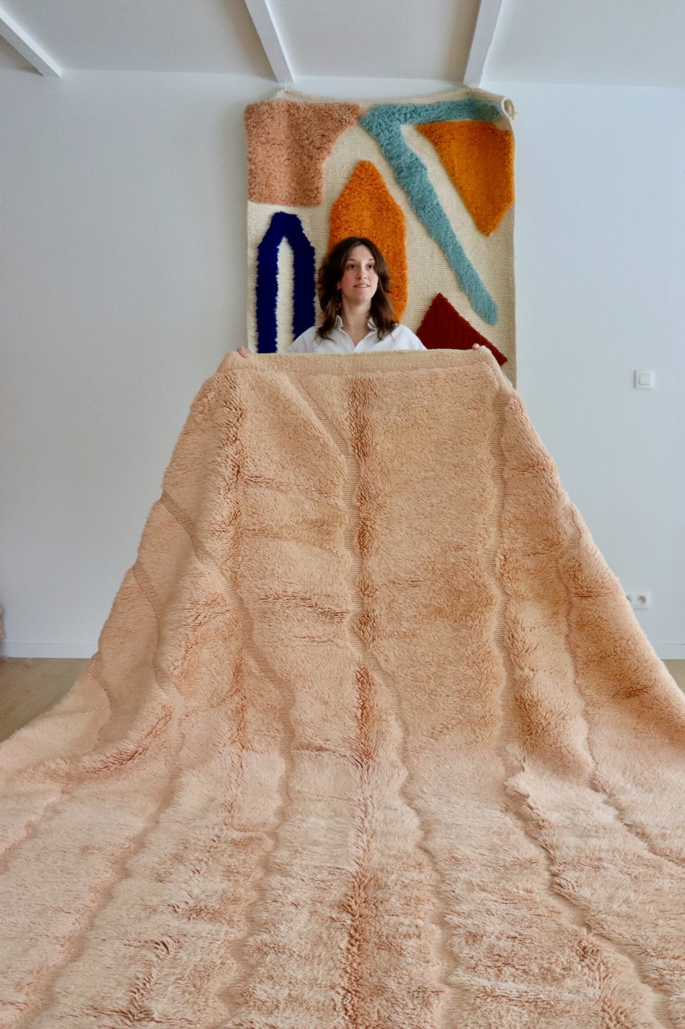 Mrirt Moroccan Rug (1075) 361x264cm - Electrifying - Tree of Colors